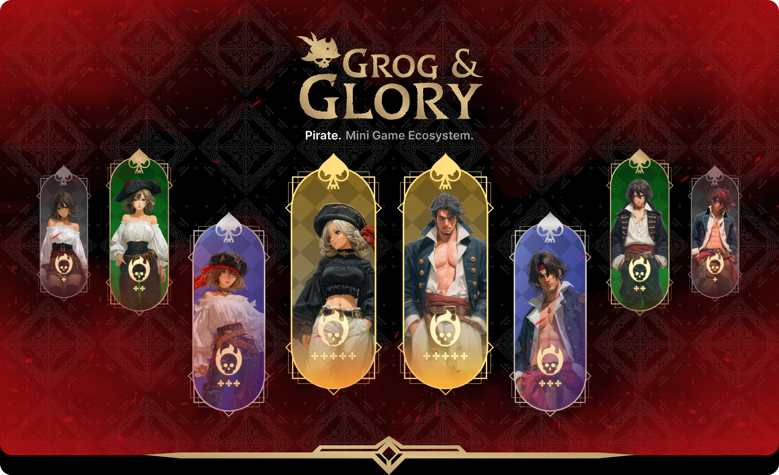 Grog Glory: Web Game — Изображение №1 — Интерфейсы, Брендинг на Dprofile