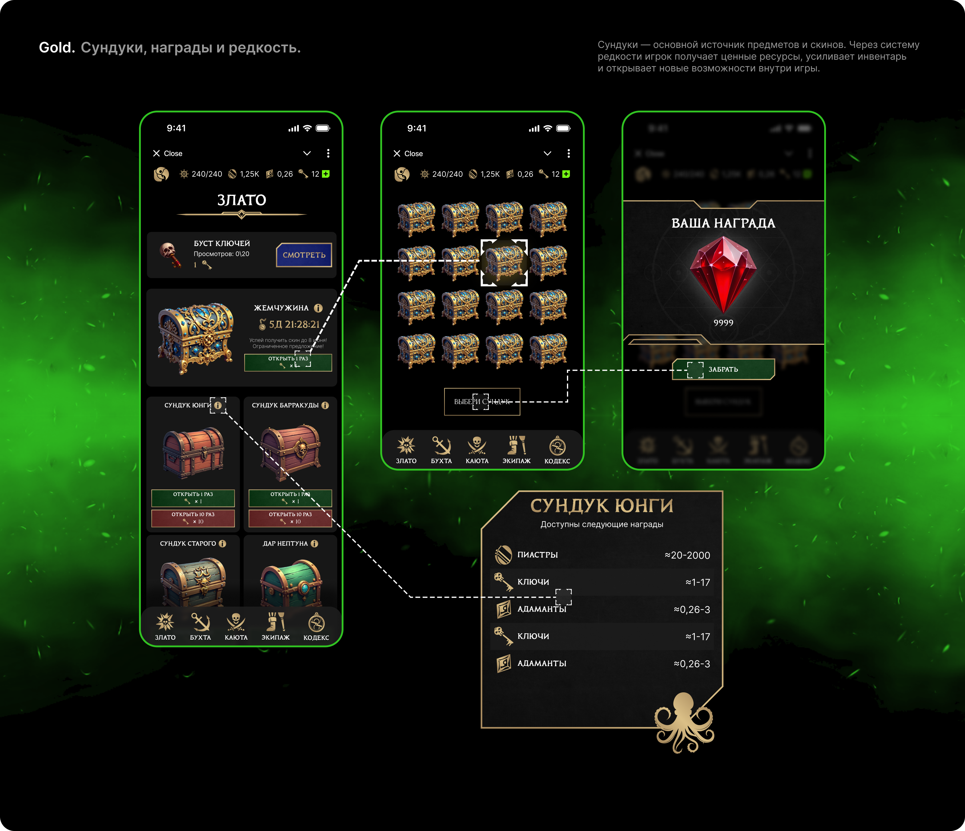 Grog Glory: Web Game — Изображение №8 — Интерфейсы, Брендинг на Dprofile