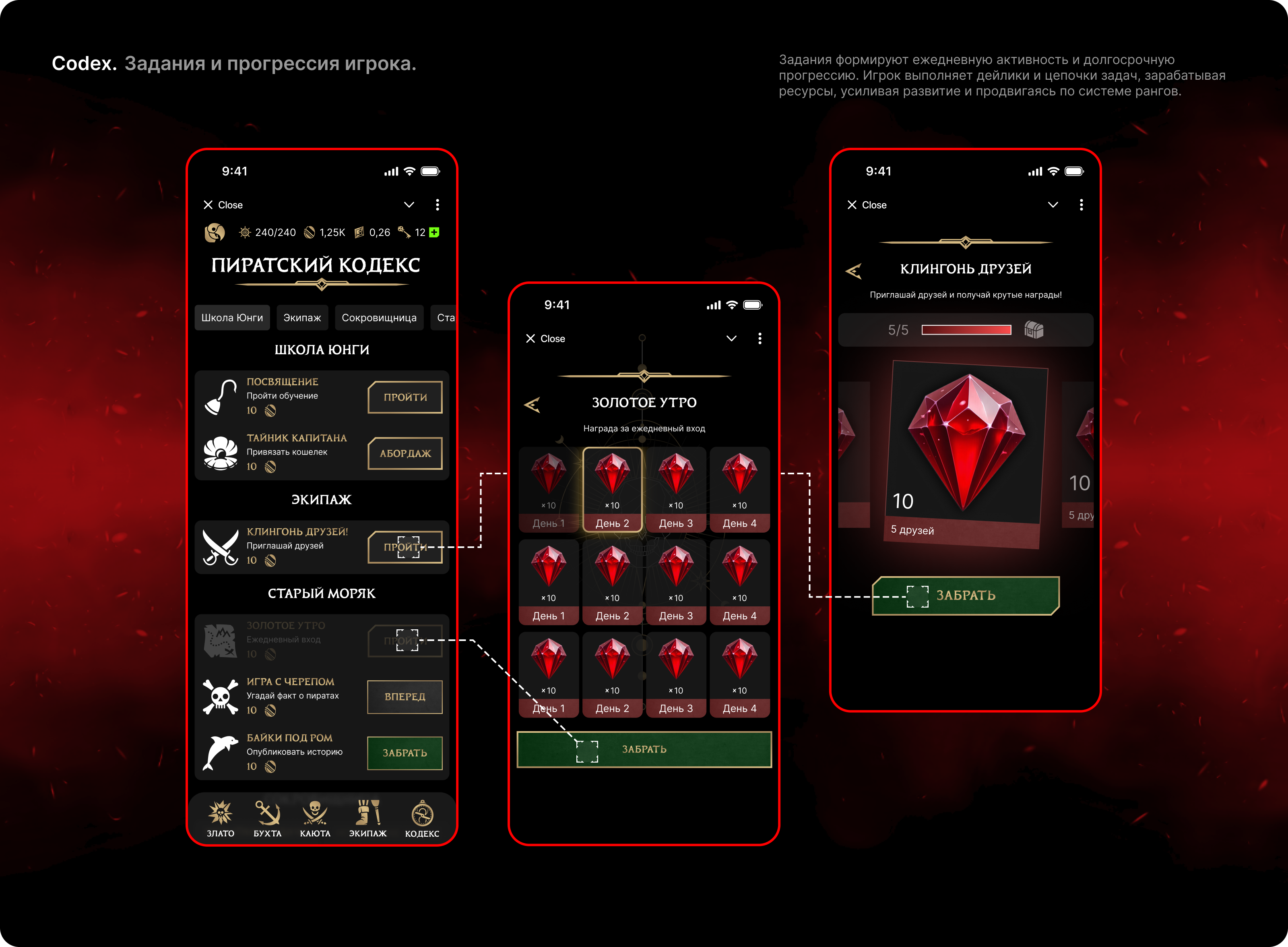 Grog Glory: Web Game — Изображение №7 — Интерфейсы, Брендинг на Dprofile