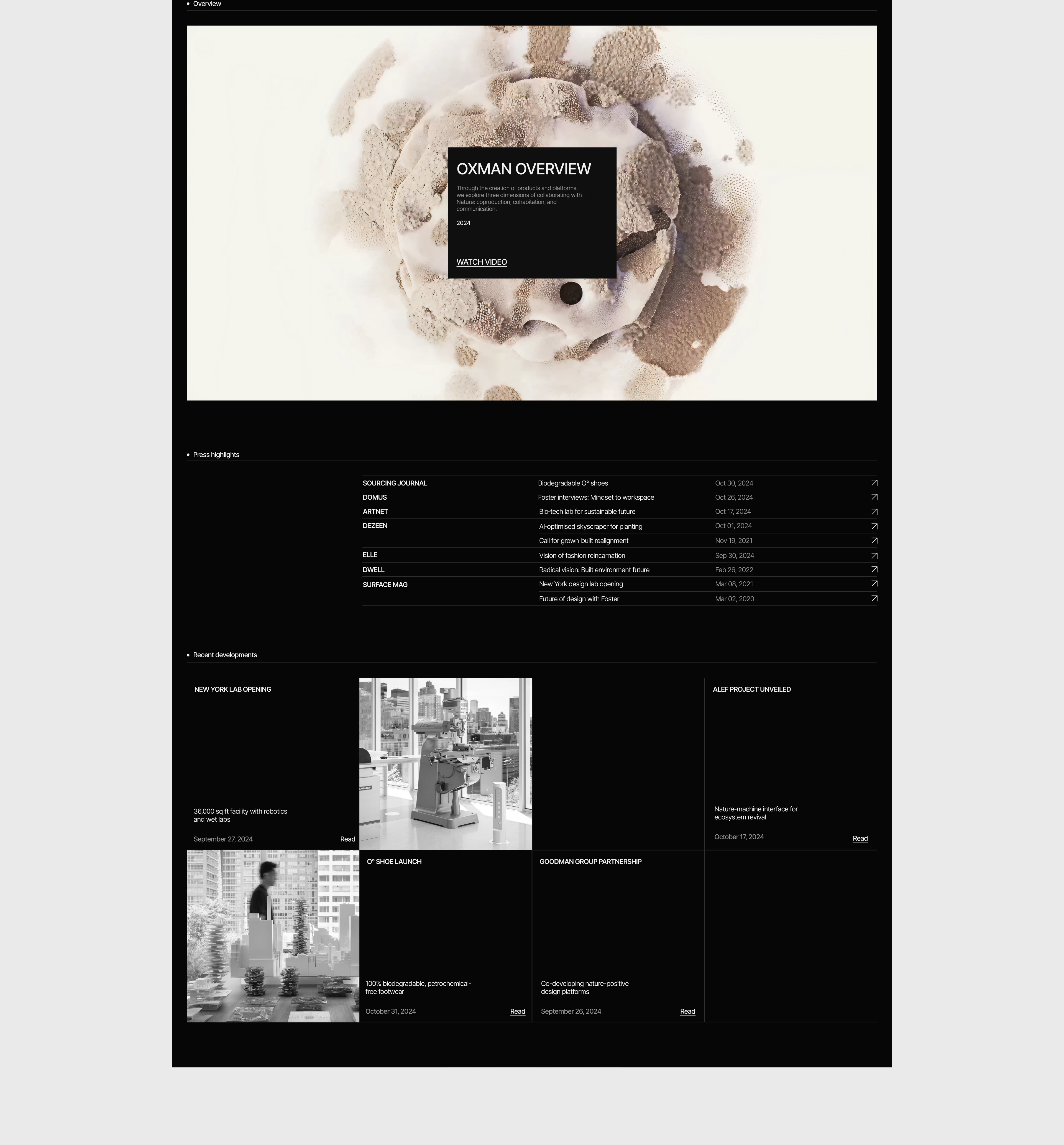 Oxman Lab — Изображение №3 — Интерфейсы, Брендинг на Dprofile