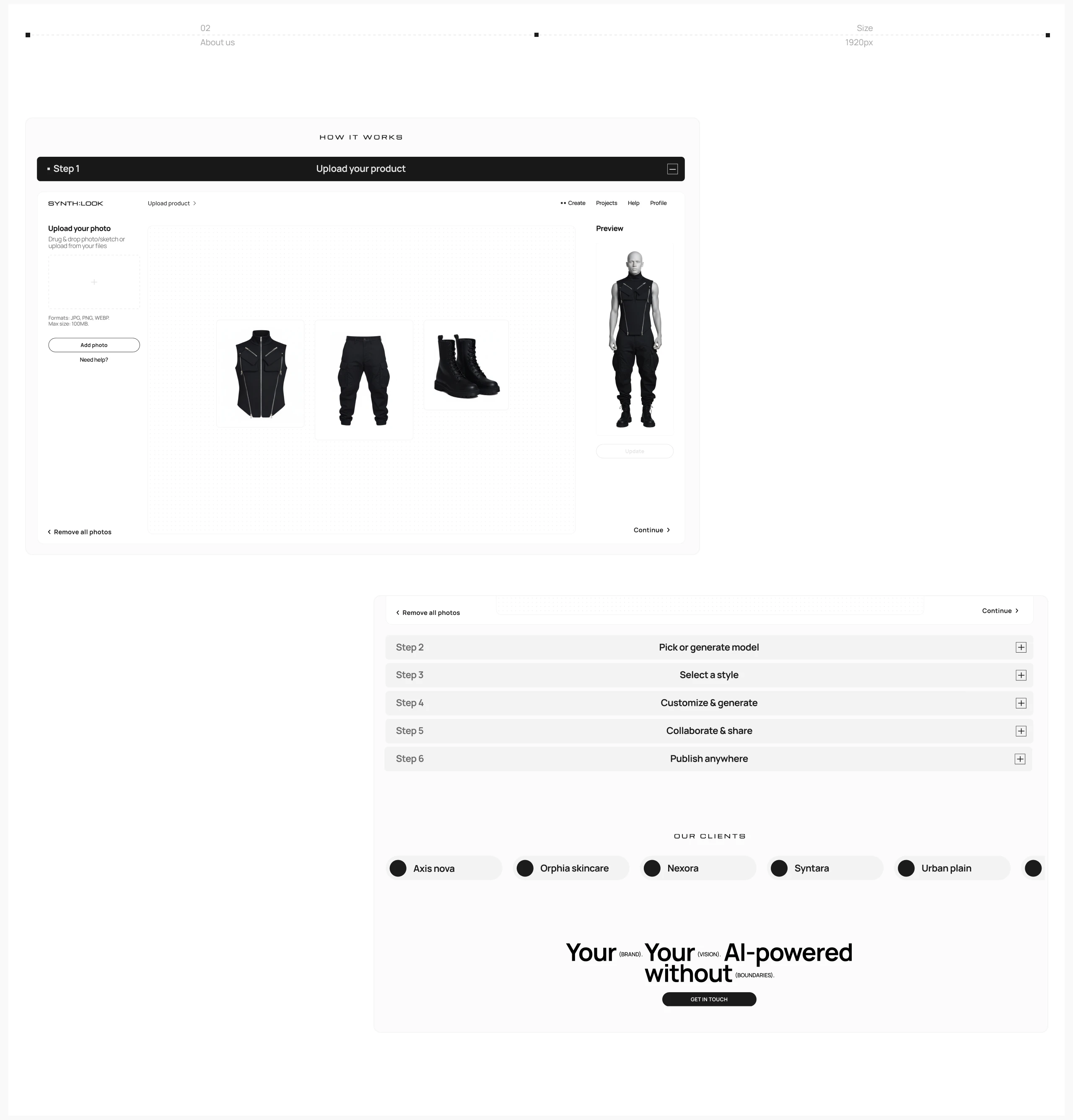 Synth:look — Изображение №6 — Интерфейсы на Dprofile