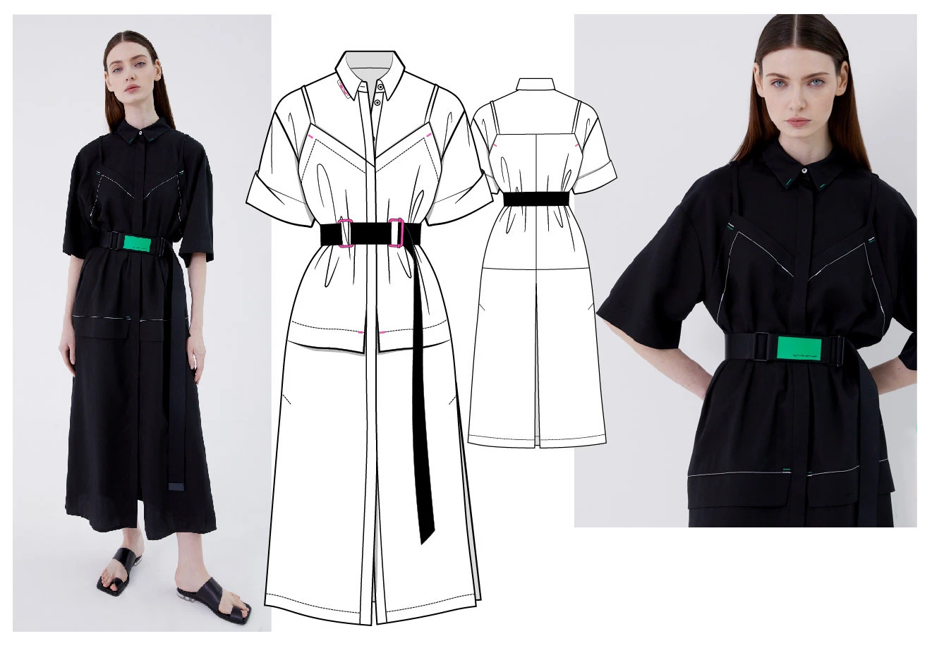 Эскизы женской одежды — Изображение №2 — Иллюстрация на Dprofile