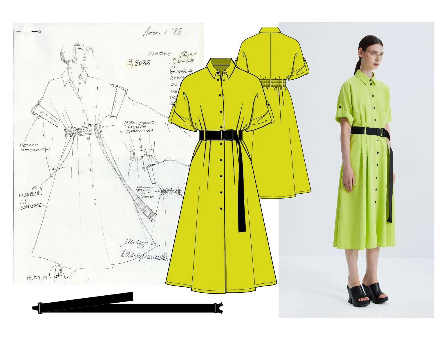 Эскизы женской одежды — Изображение №3 — Иллюстрация на Dprofile