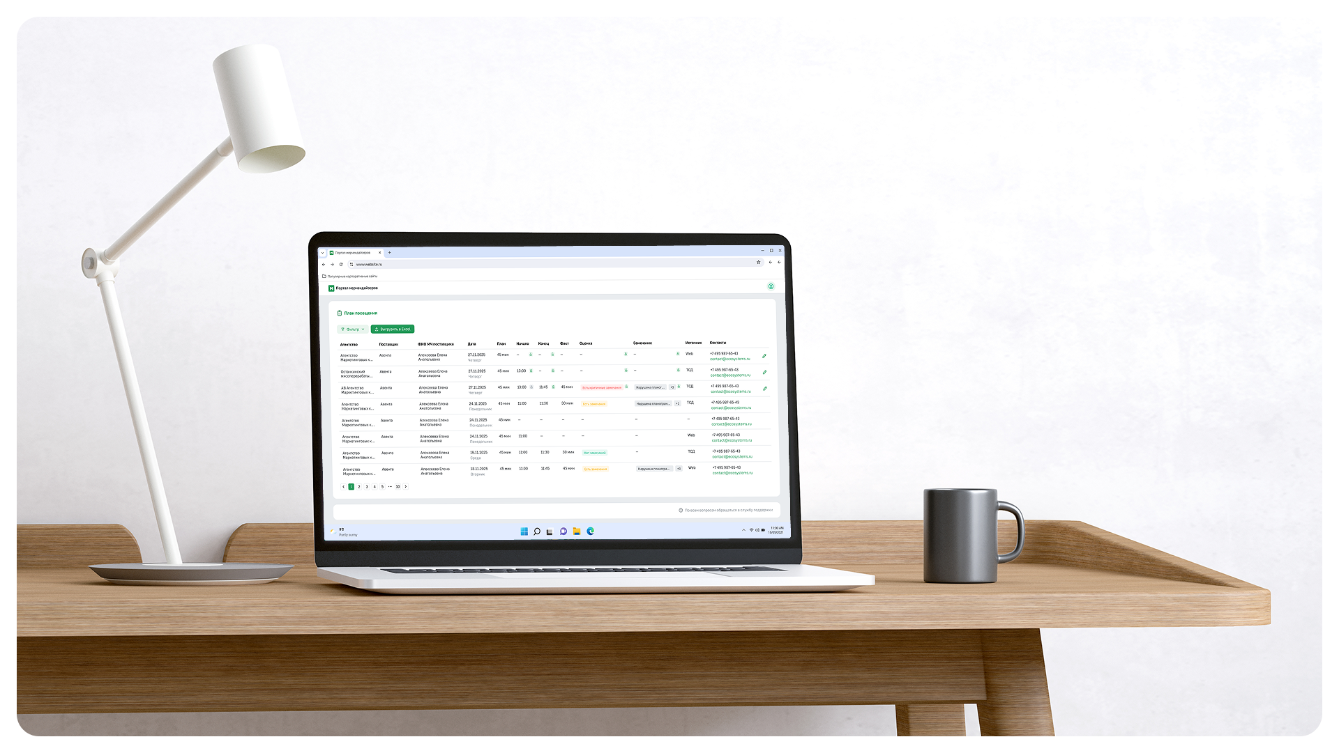 Портал мерчендайзеров — Изображение №1 — Интерфейсы на Dprofile