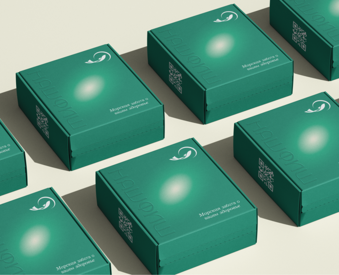 Логотип натуральных добавок НАШФИШ на Dprofile