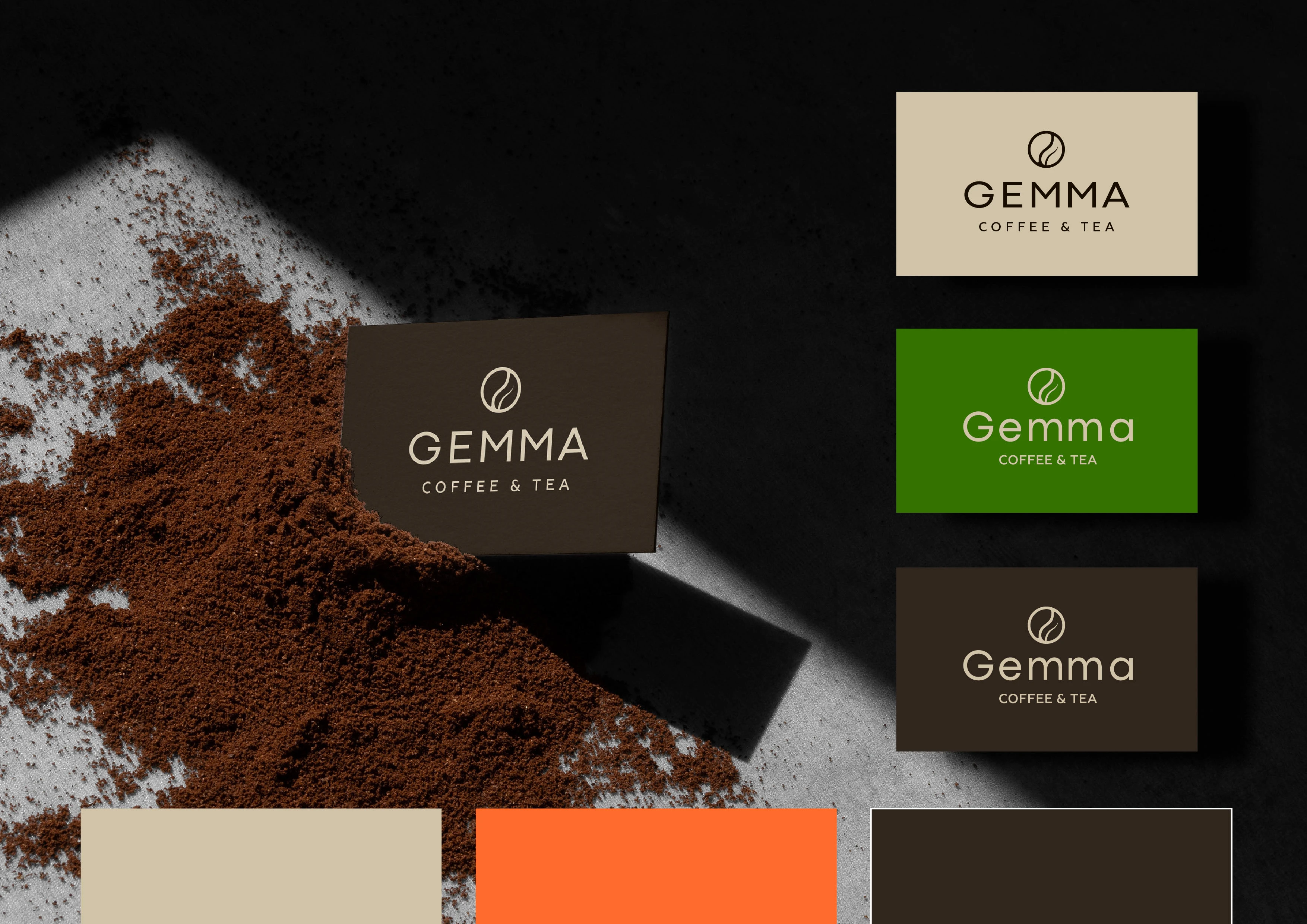 Логотип и элементы фирменного стиля для магазина кофе и чая — Изображение №2 — Брендинг на Dprofile