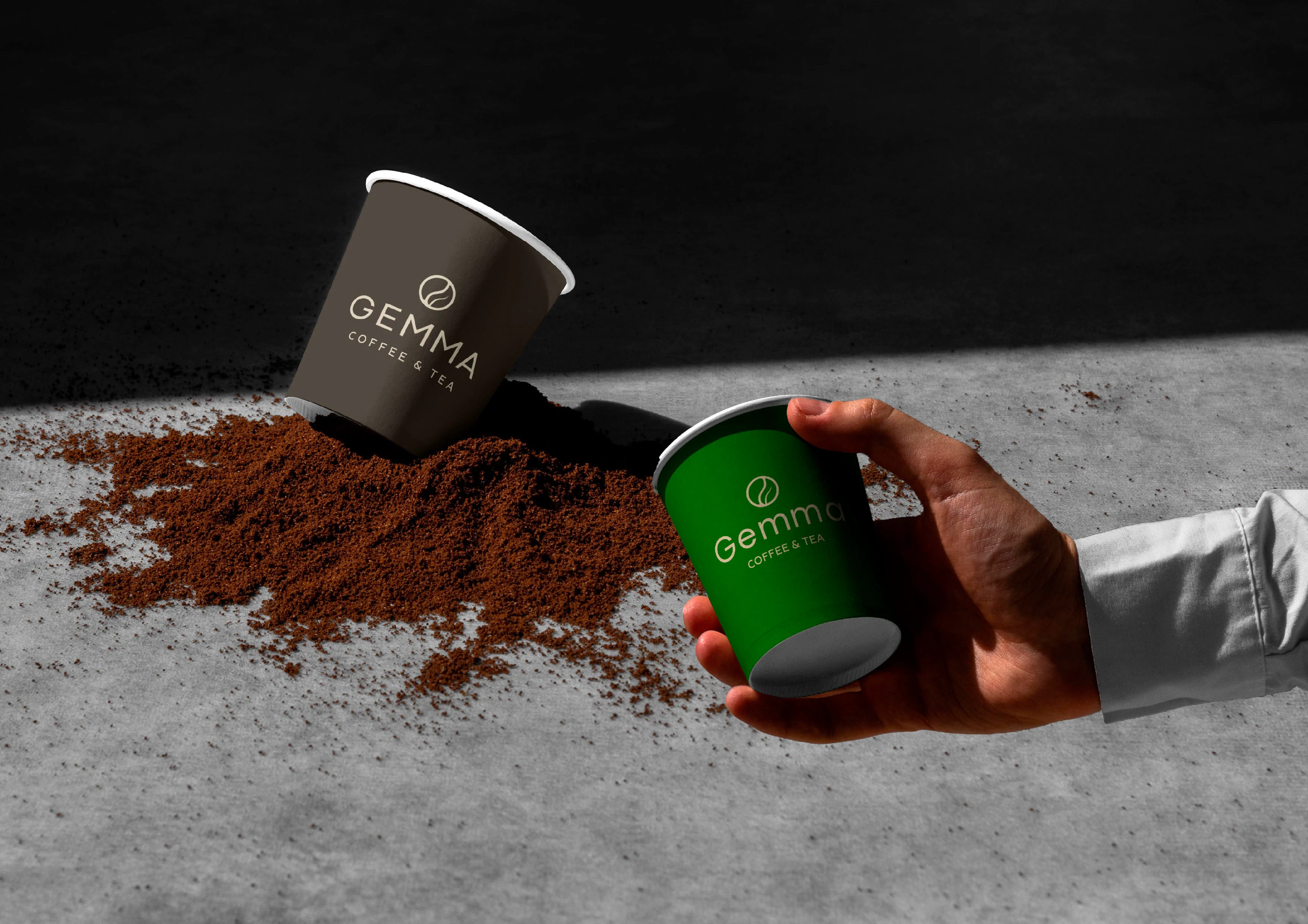 Логотип и элементы фирменного стиля для магазина кофе и чая — Изображение №10 — Брендинг на Dprofile