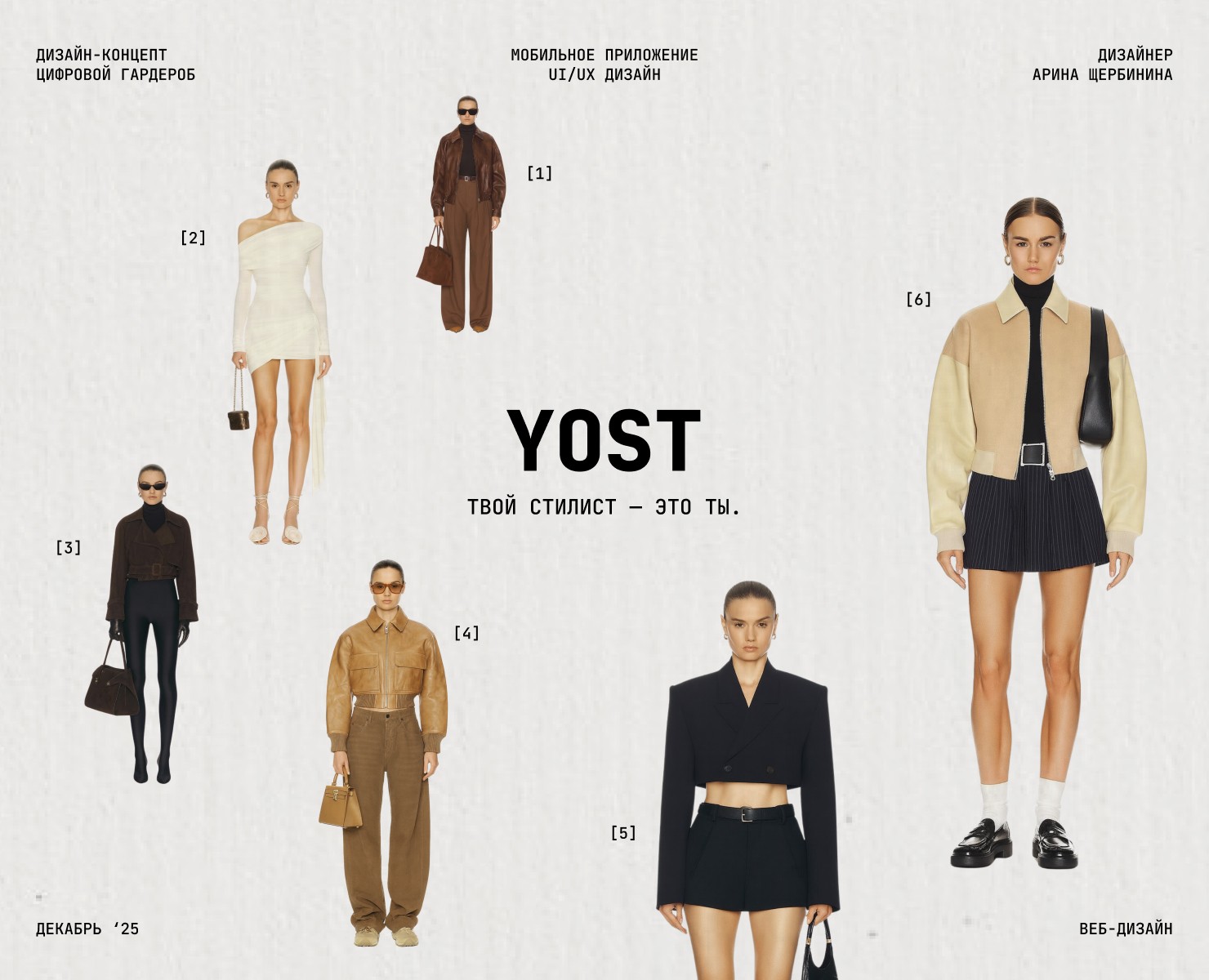 YOST digital wardrobe — Интерфейсы на Dprofile