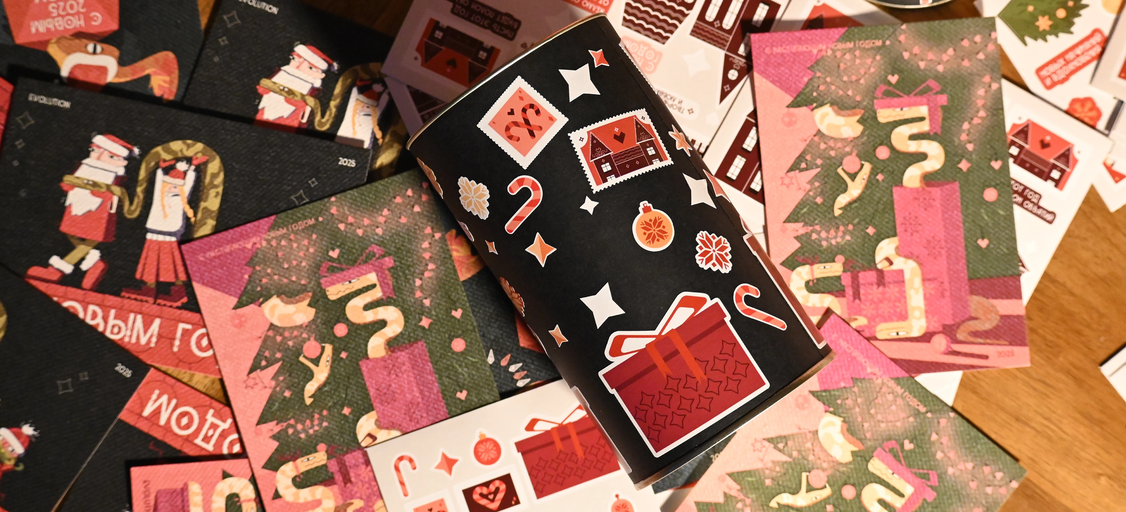 открытки и подарков на новый год от Evolution — Изображение №3 — Брендинг, Иллюстрация на Dprofile
