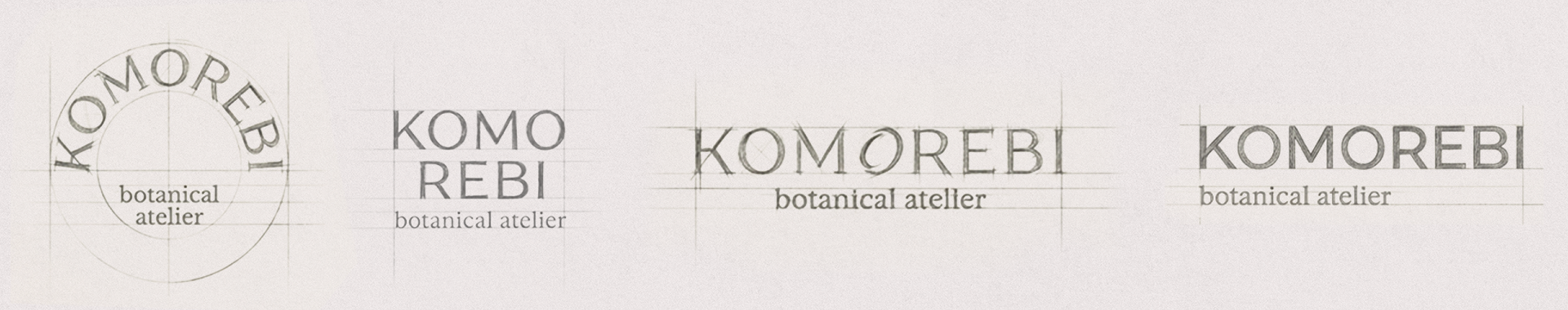 Разработка логотипа для цветочного магазина KOMOREBI — Изображение №1 — Брендинг на Dprofile