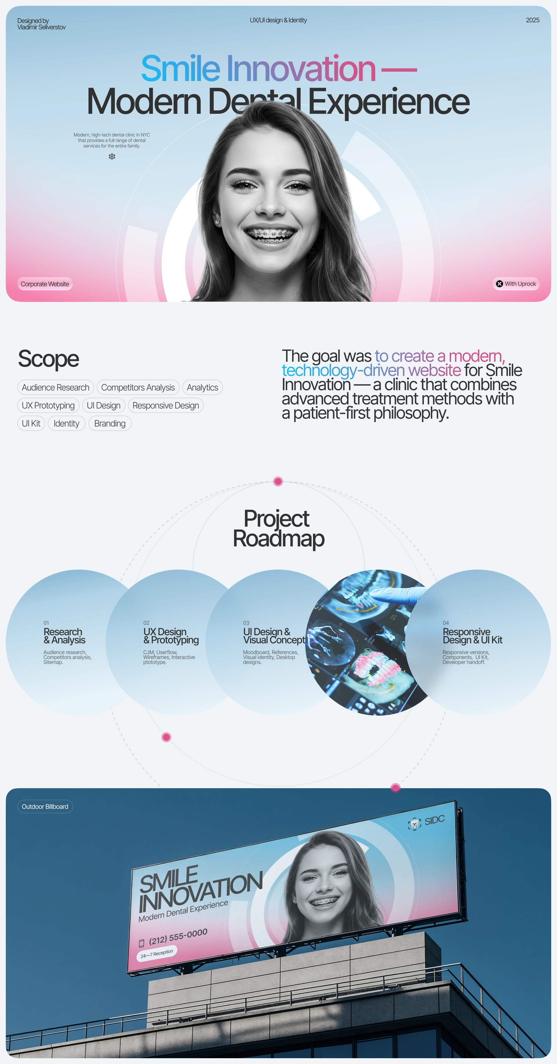 SMILE INNOVATION — Dental Clinic Website — Изображение №1 — Интерфейсы, Брендинг на Dprofile