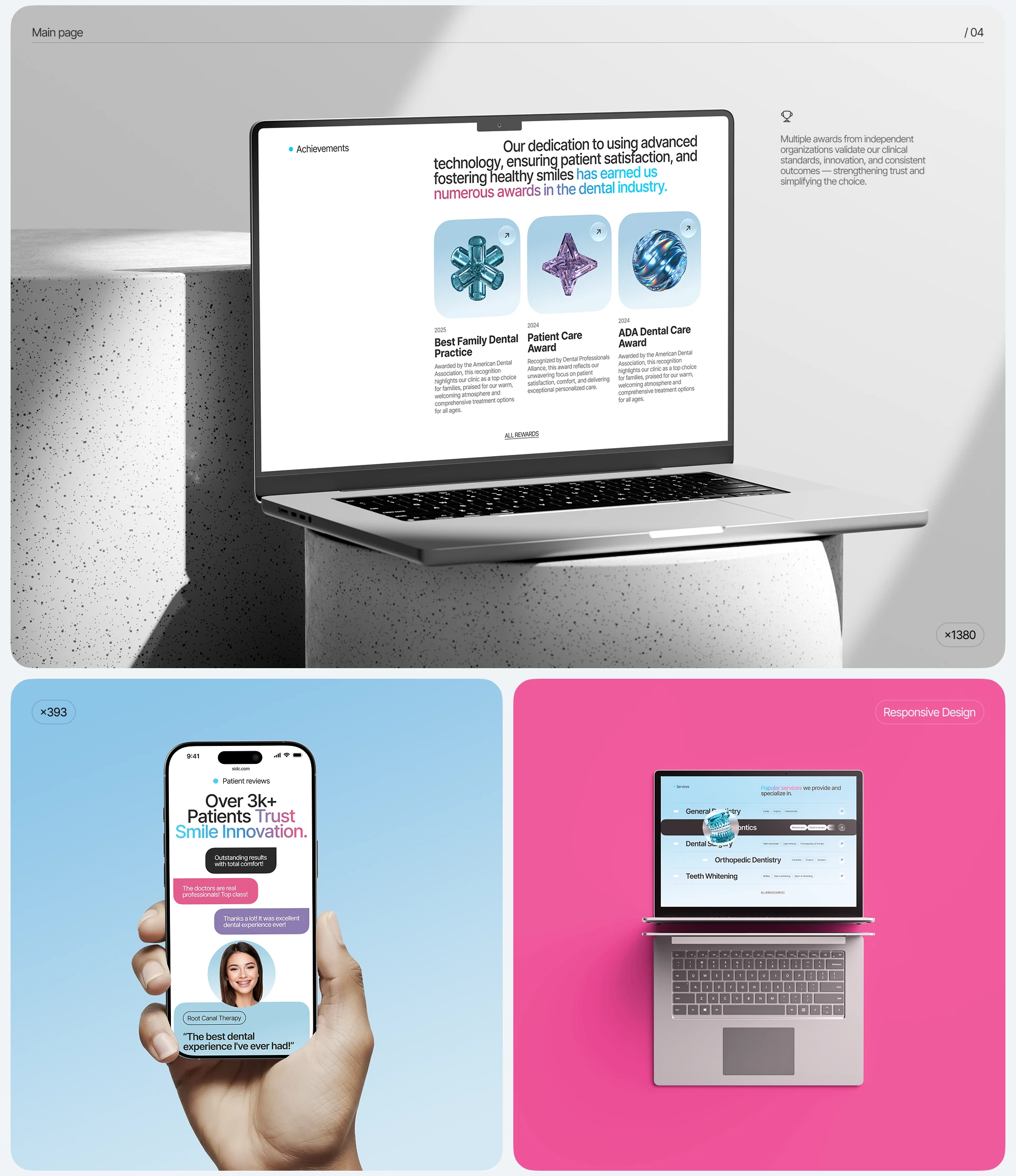 SMILE INNOVATION — Dental Clinic Website — Изображение №5 — Интерфейсы, Брендинг на Dprofile