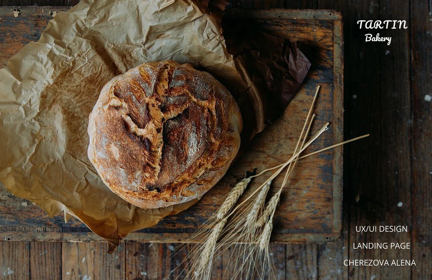 Лендинг для пекарни Tartin bakery — Изображение №1 — Интерфейсы на Dprofile