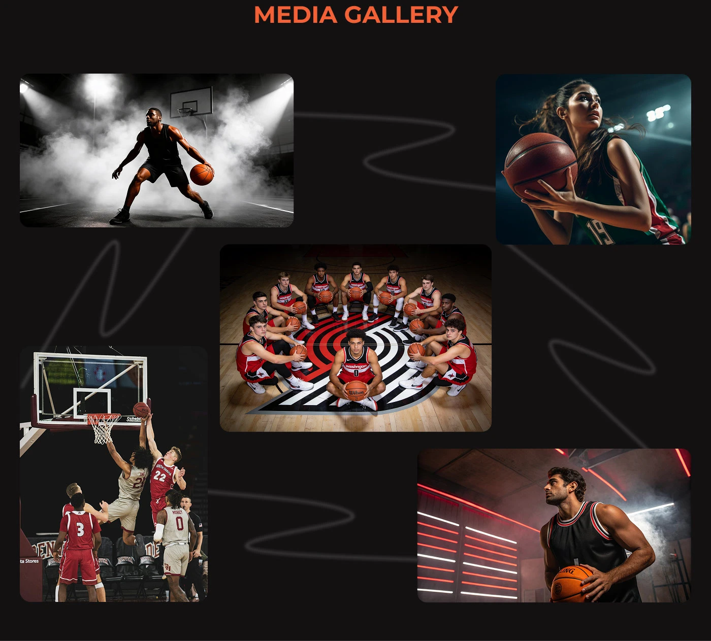 Лендинг для баскетбольной школы — Изображение №11 — Интерфейсы на Dprofile