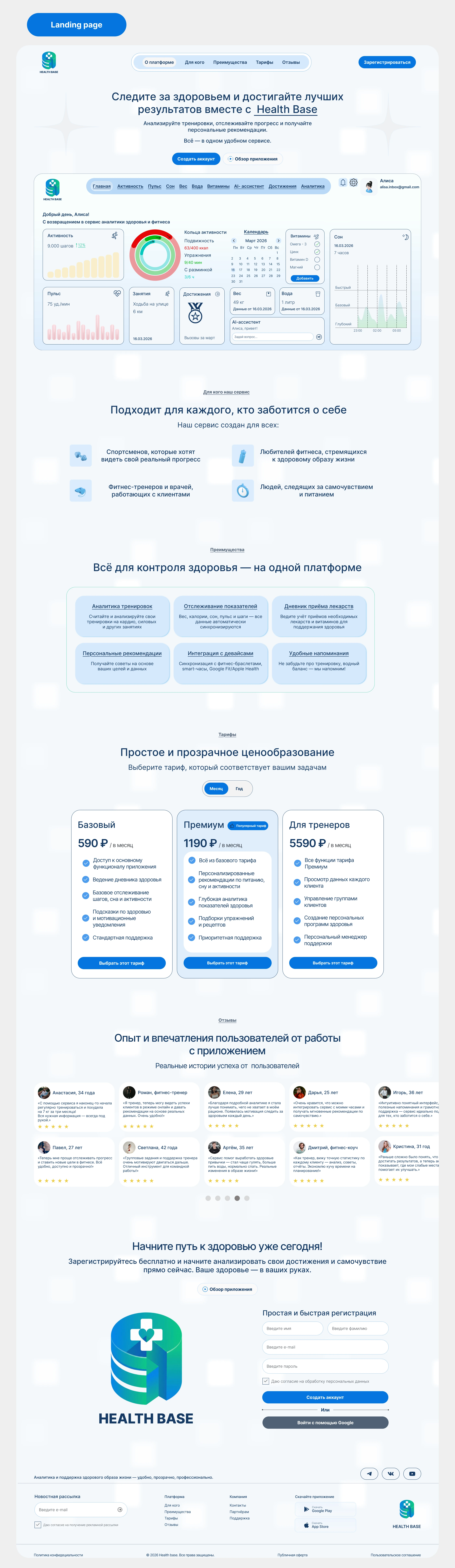 SaaS & UX/UI Dashboard Design & Landing Page — Изображение №5 — Интерфейсы на Dprofile