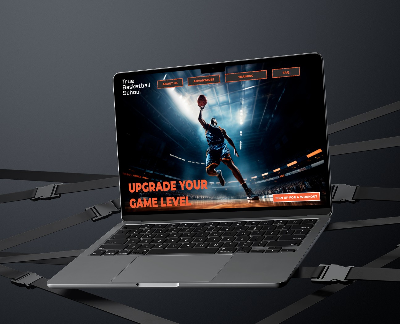 Лендинг для баскетбольной школы — Интерфейсы на Dprofile