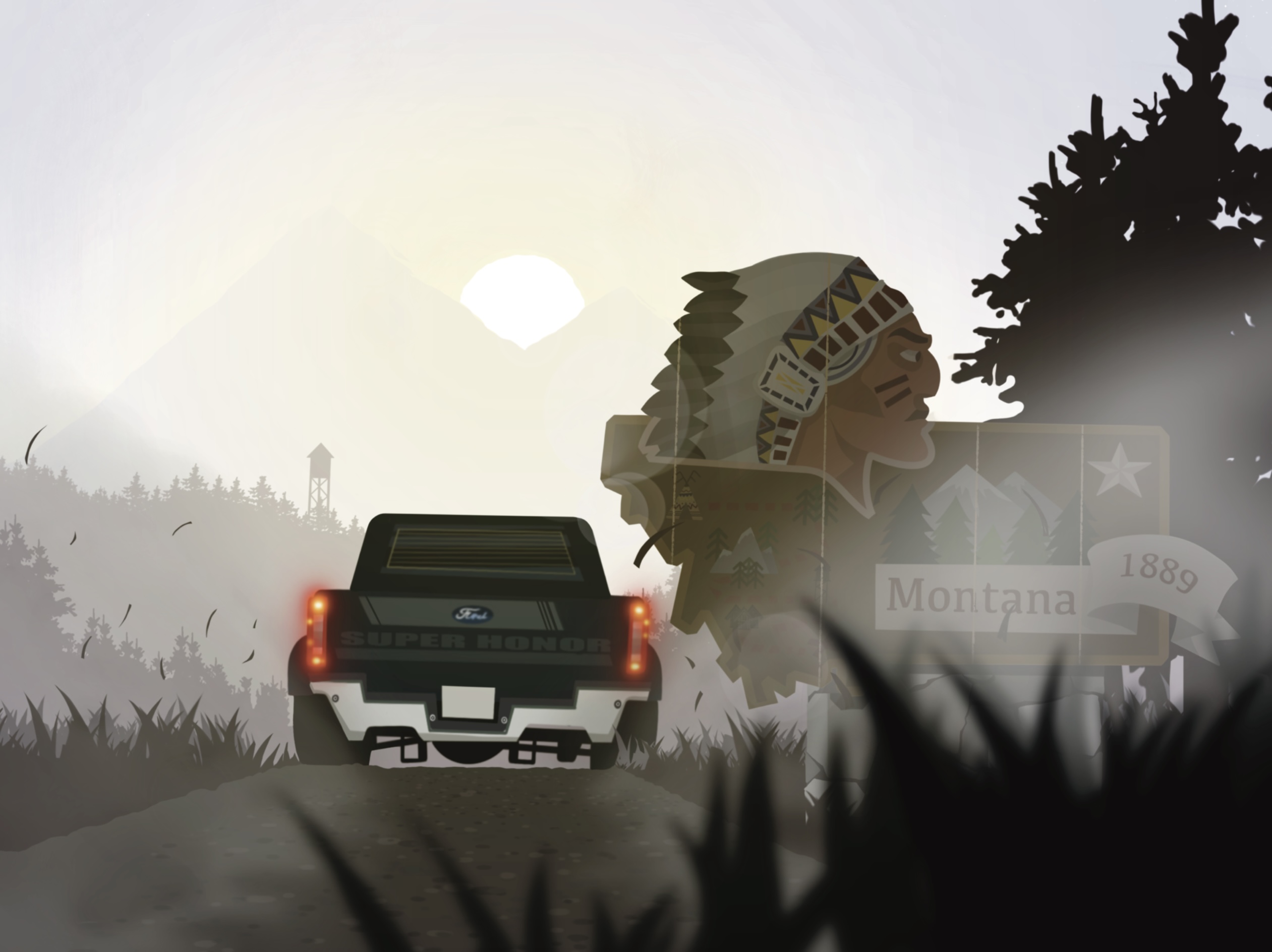 Montana — Изображение №1 — Иллюстрация на Dprofile