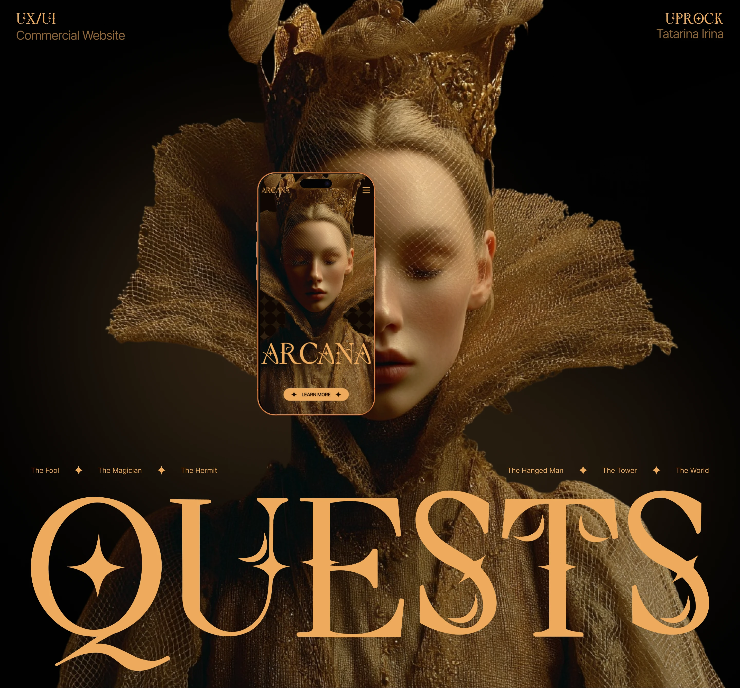 ARCANA|Castle Quests|Corporate Website — Изображение №1 — Интерфейсы на Dprofile