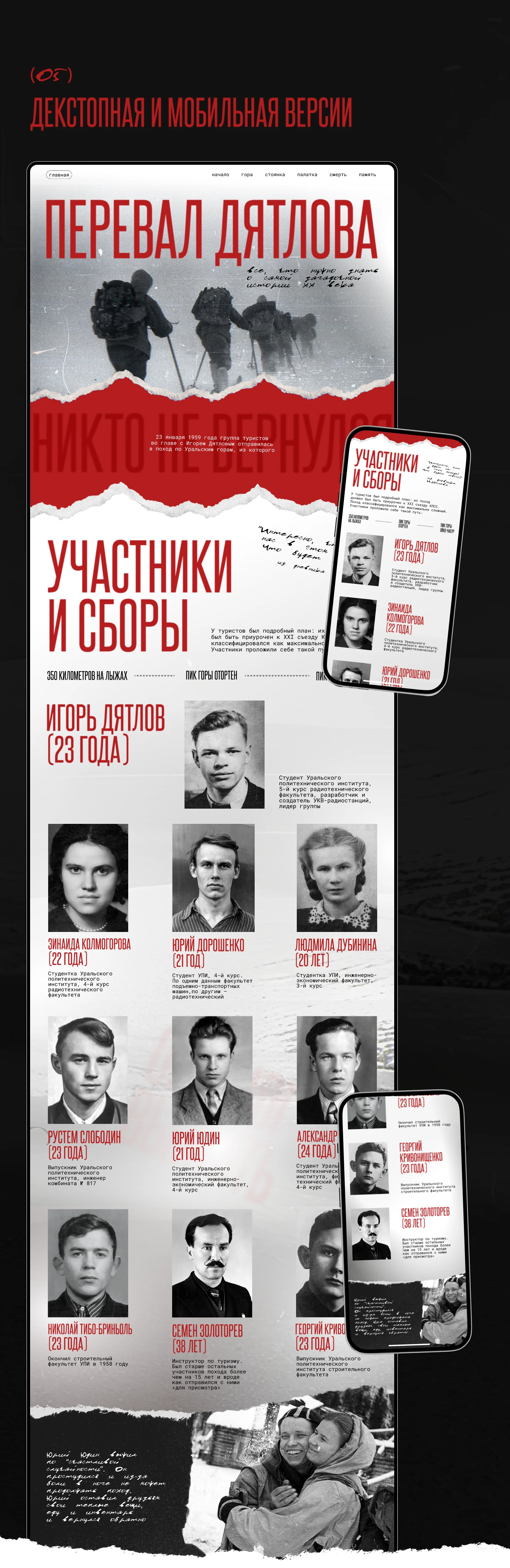 Longread | Лонгрид — Перевал Дятлова — Изображение №2 — Интерфейсы на Dprofile