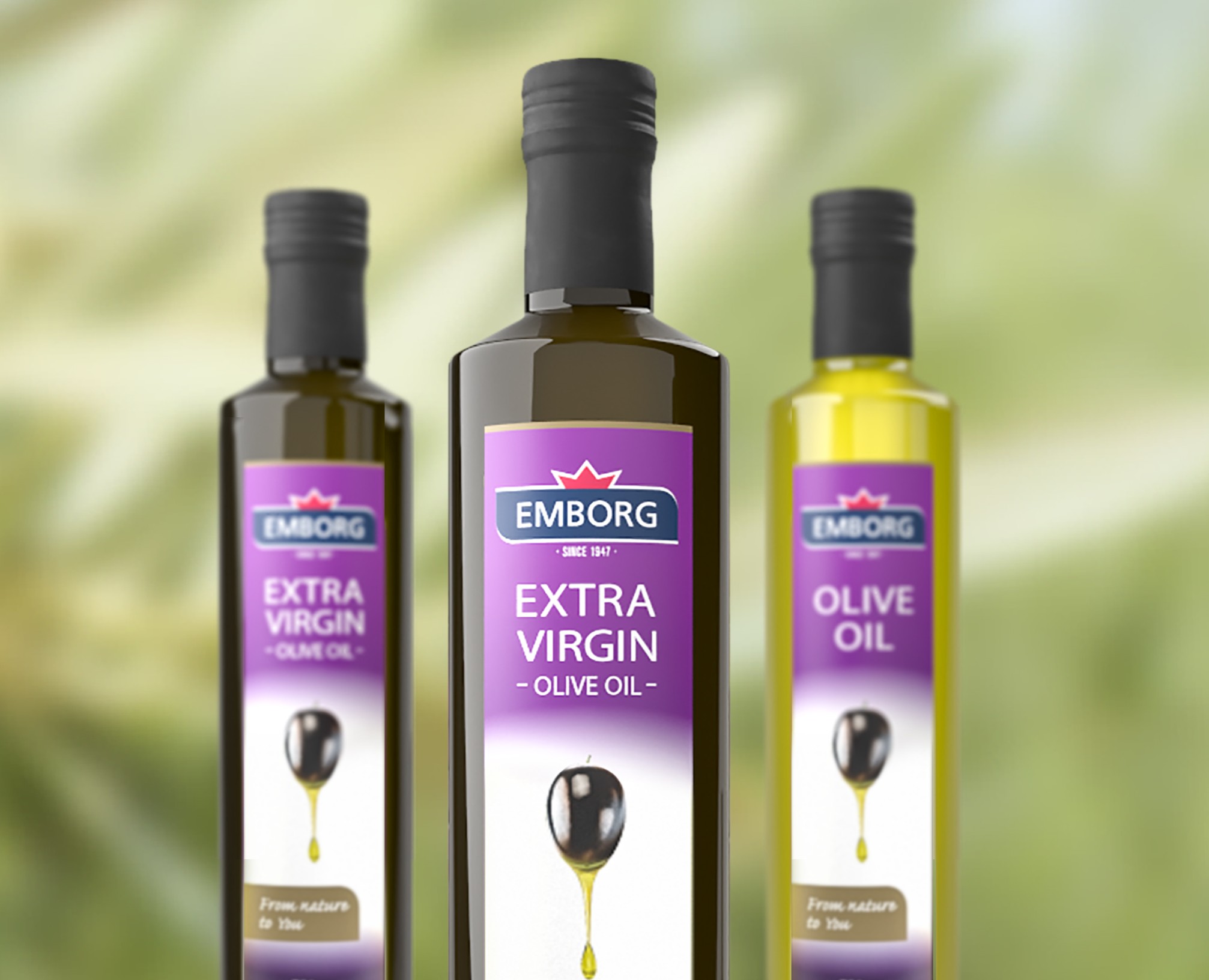 Дизайн этикеток для оливкового масла Emborg — Брендинг на Dprofile