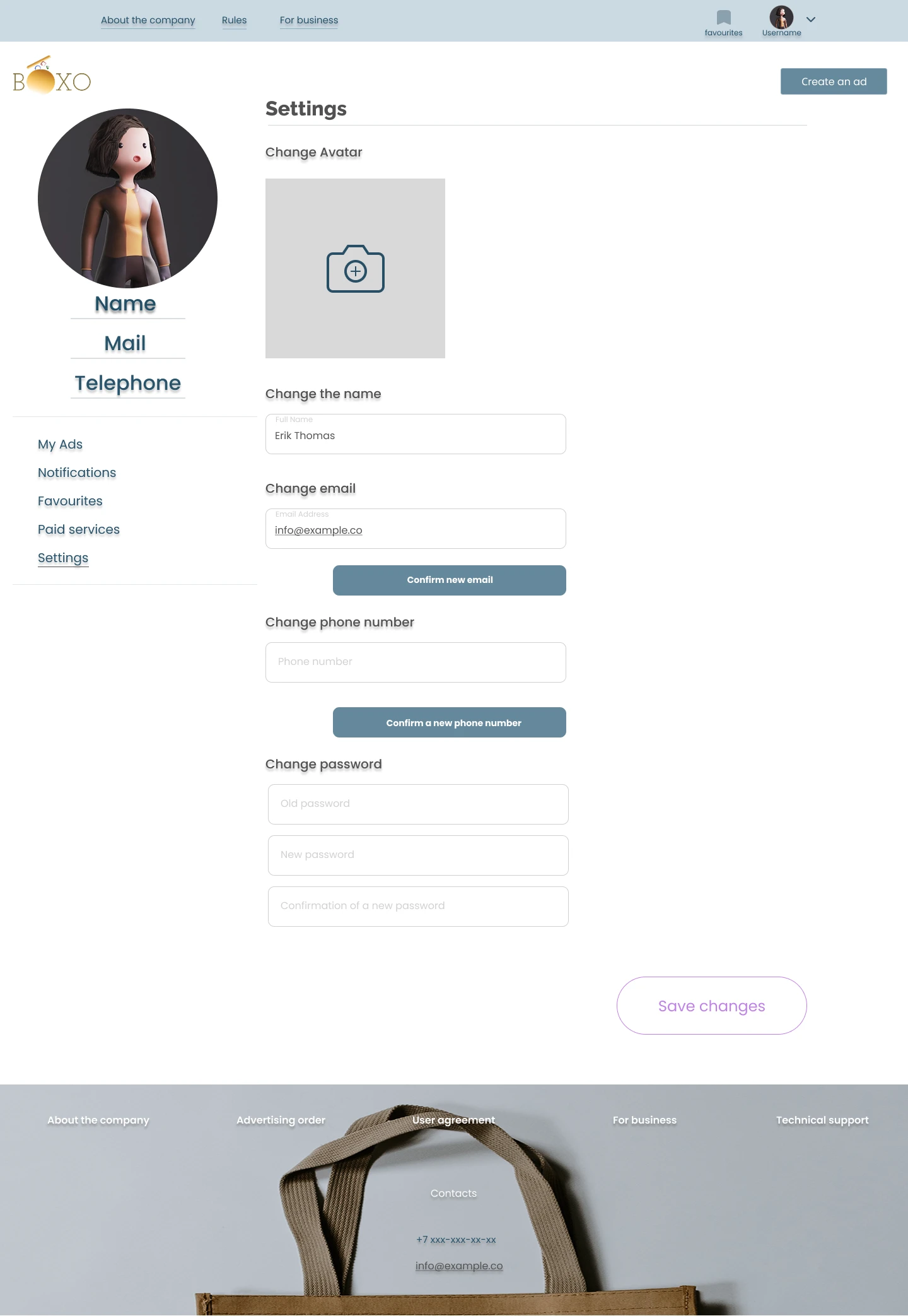 BOXO - Marketplace | Desktop app (Product / UI-UX) — Изображение №50 — Интерфейсы на Dprofile