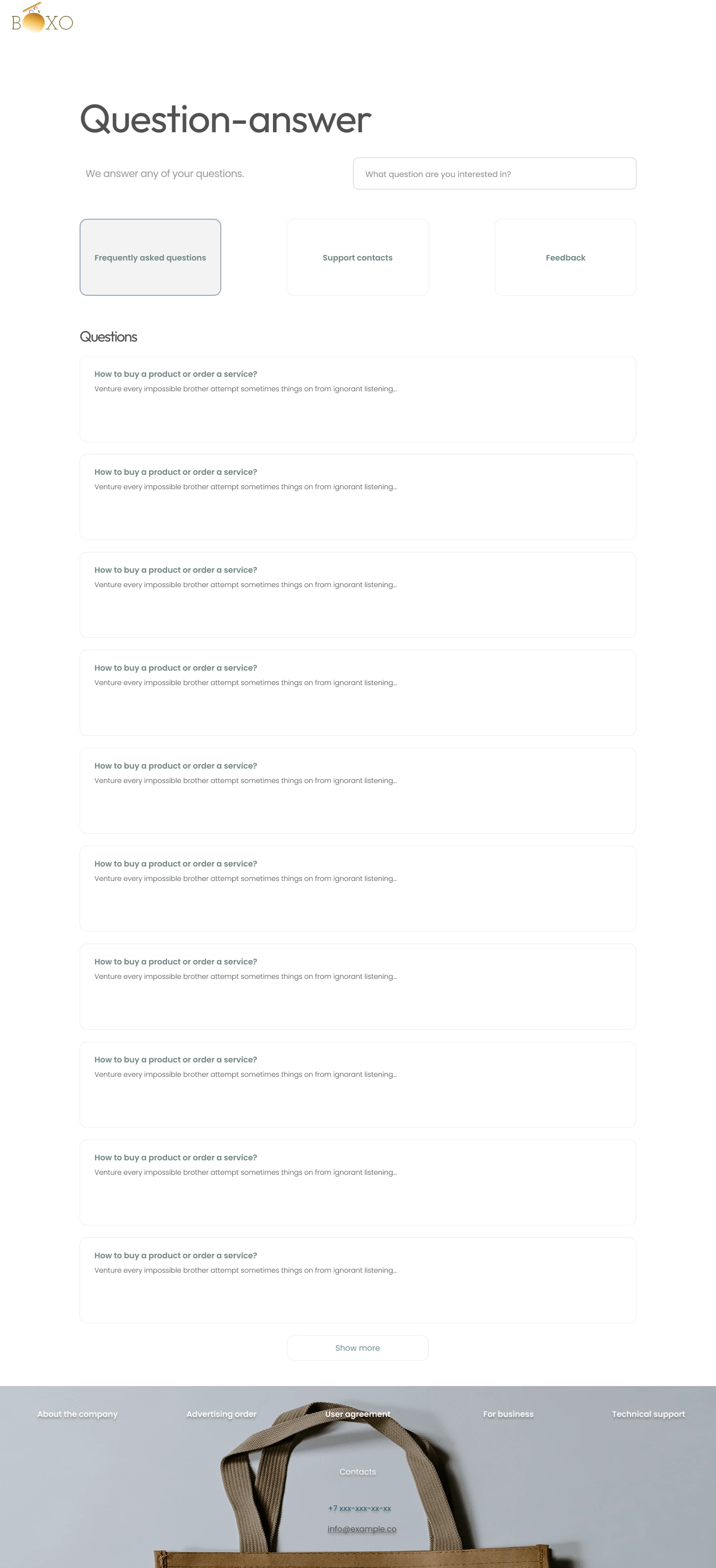 BOXO - Marketplace | Desktop app (Product / UI-UX) — Изображение №64 — Интерфейсы на Dprofile