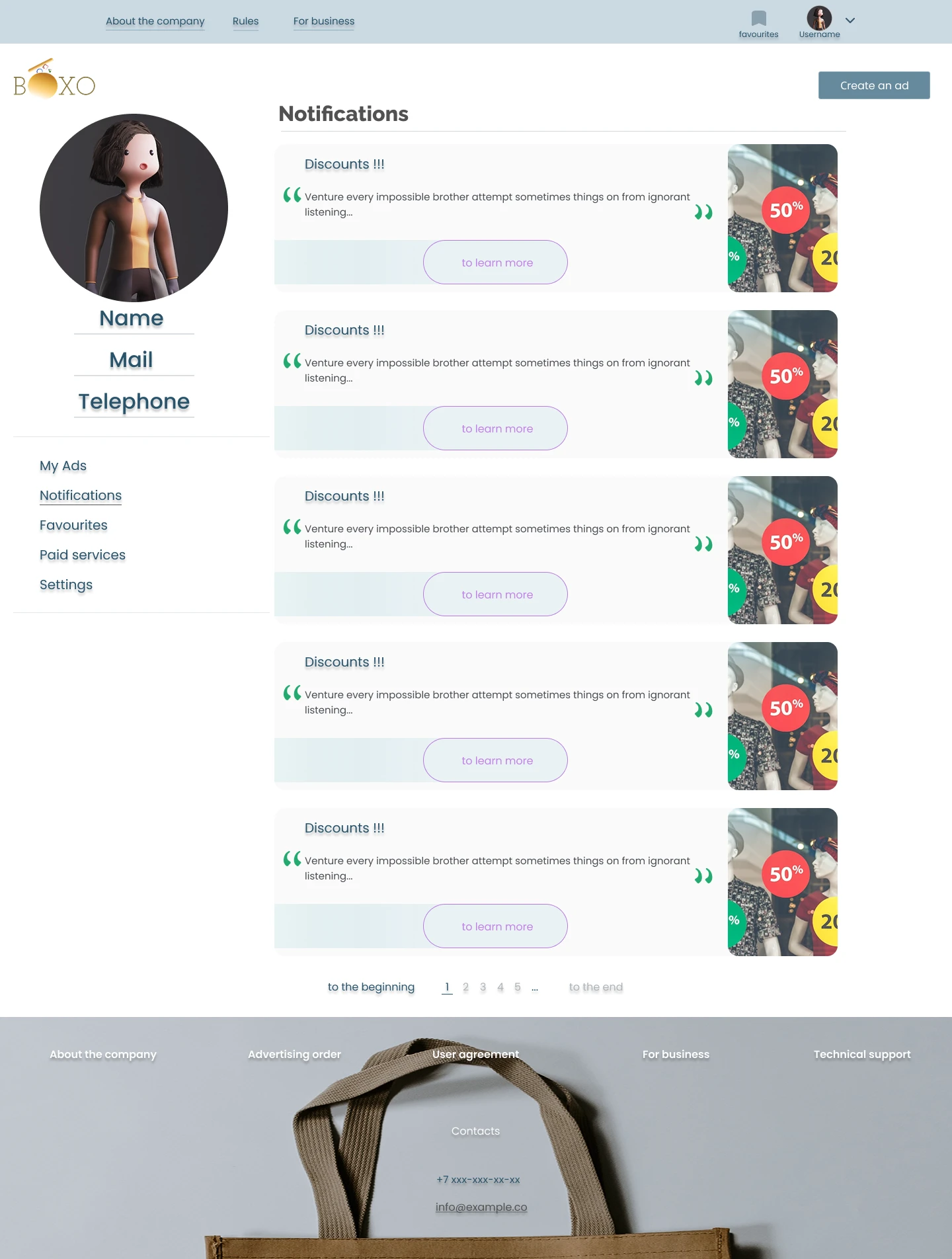 BOXO - Marketplace | Desktop app (Product / UI-UX) — Изображение №44 — Интерфейсы на Dprofile