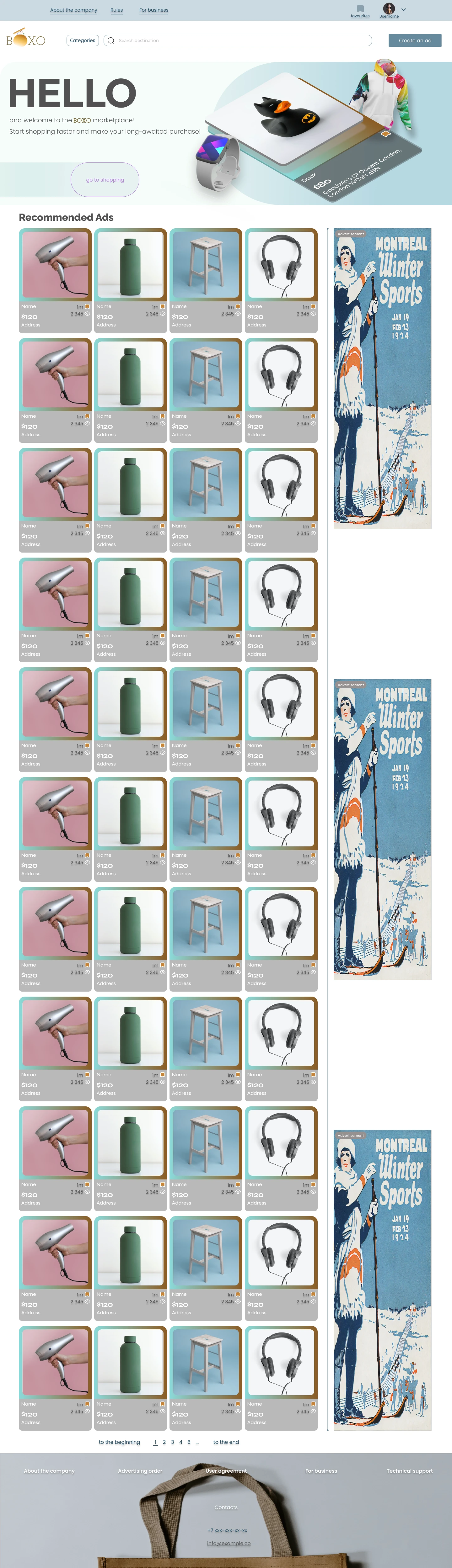 BOXO - Marketplace | Desktop app (Product / UI-UX) — Изображение №32 — Интерфейсы на Dprofile