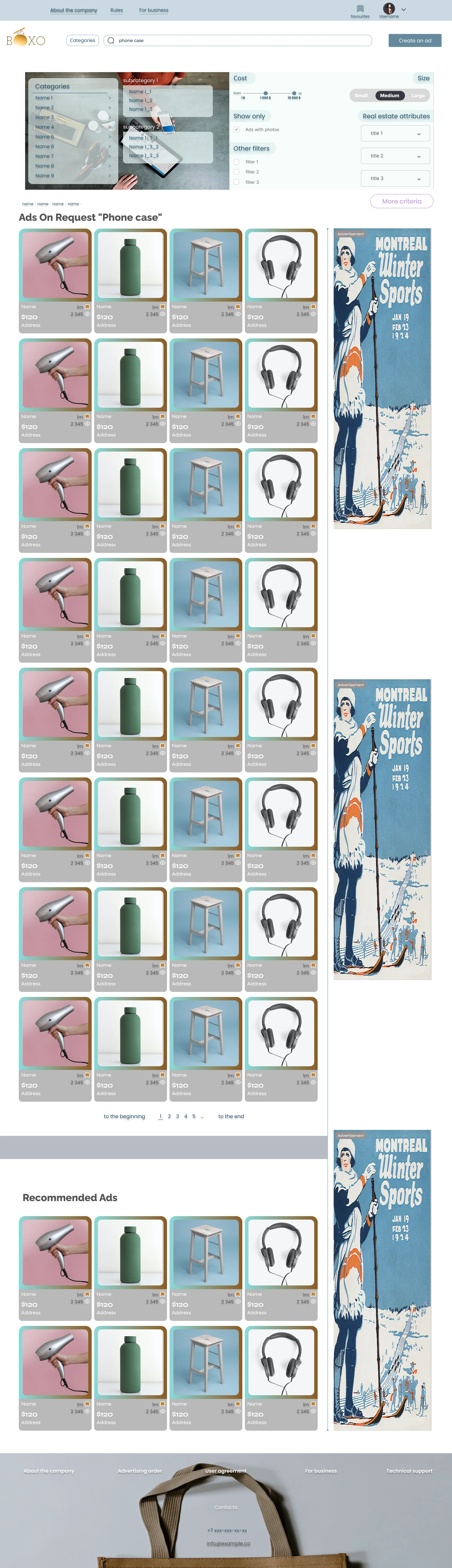 BOXO - Marketplace | Desktop app (Product / UI-UX) — Изображение №35 — Интерфейсы на Dprofile