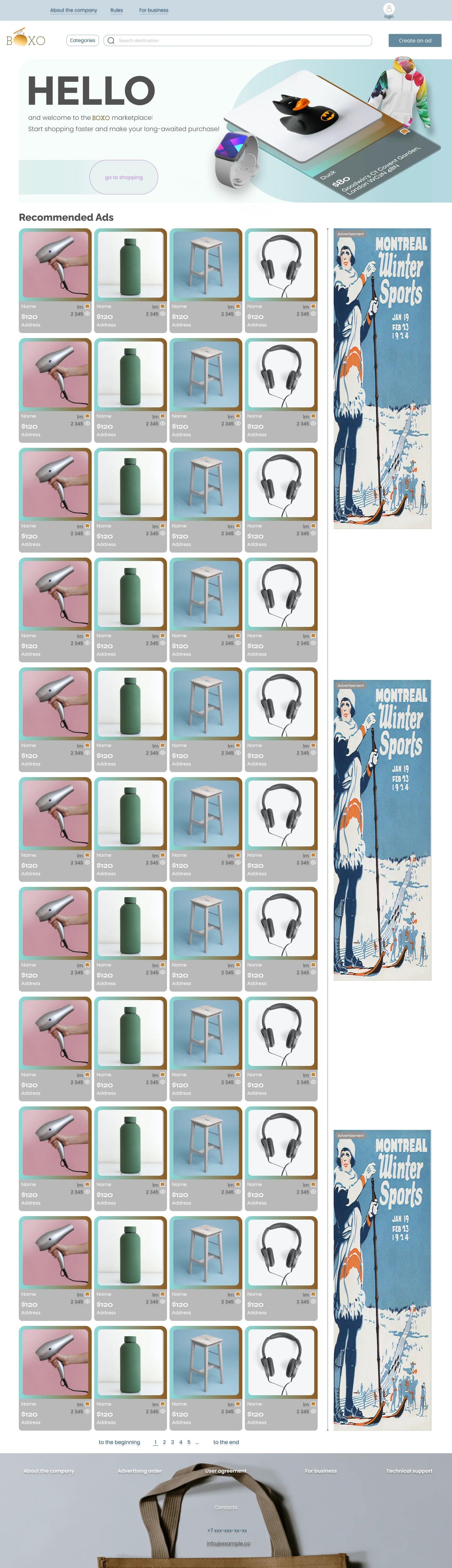 BOXO - Marketplace | Desktop app (Product / UI-UX) — Изображение №19 — Интерфейсы на Dprofile