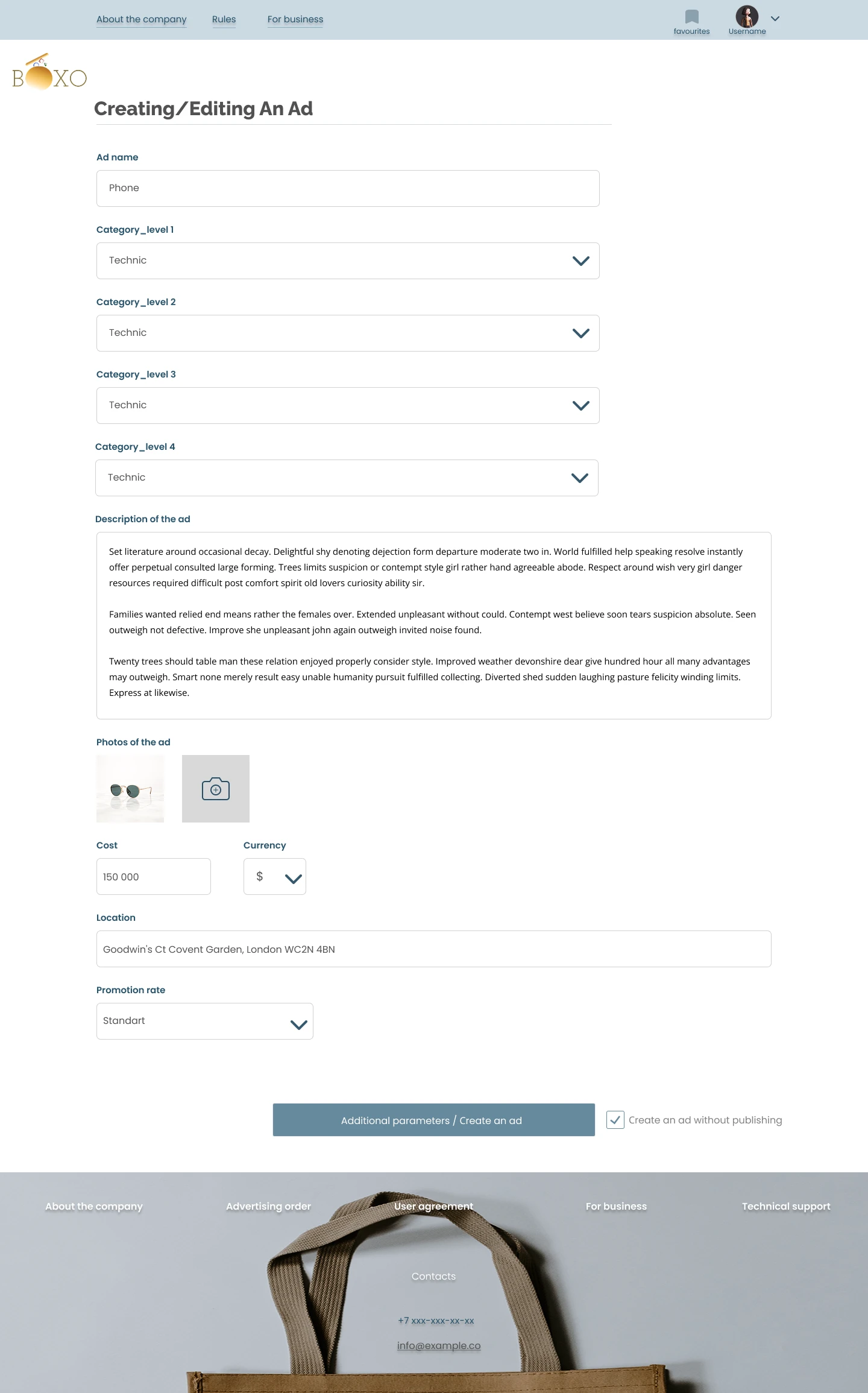 BOXO - Marketplace | Desktop app (Product / UI-UX) — Изображение №52 — Интерфейсы на Dprofile