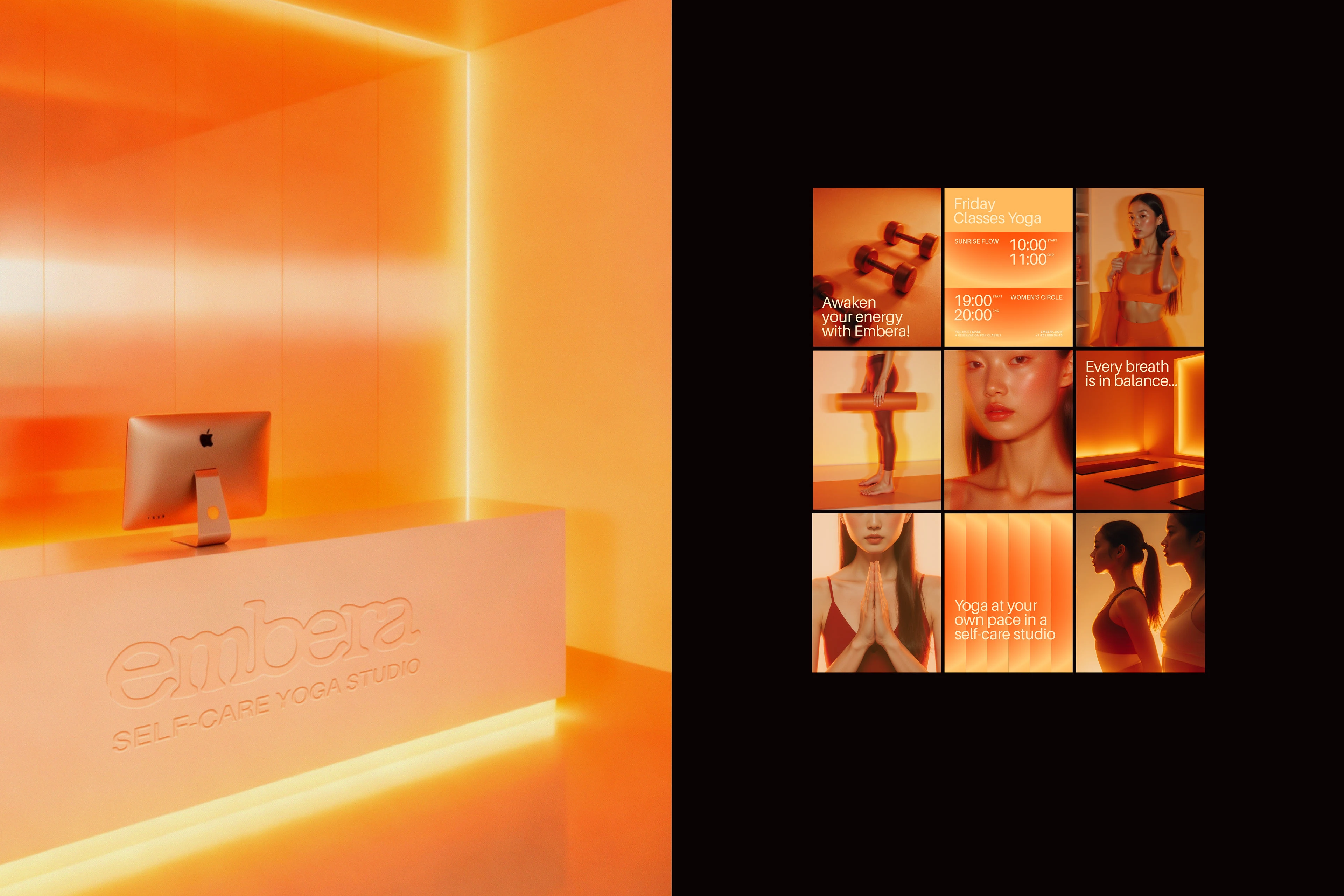 Embera | Identity for yoga studio — Изображение №8 — Брендинг на Dprofile