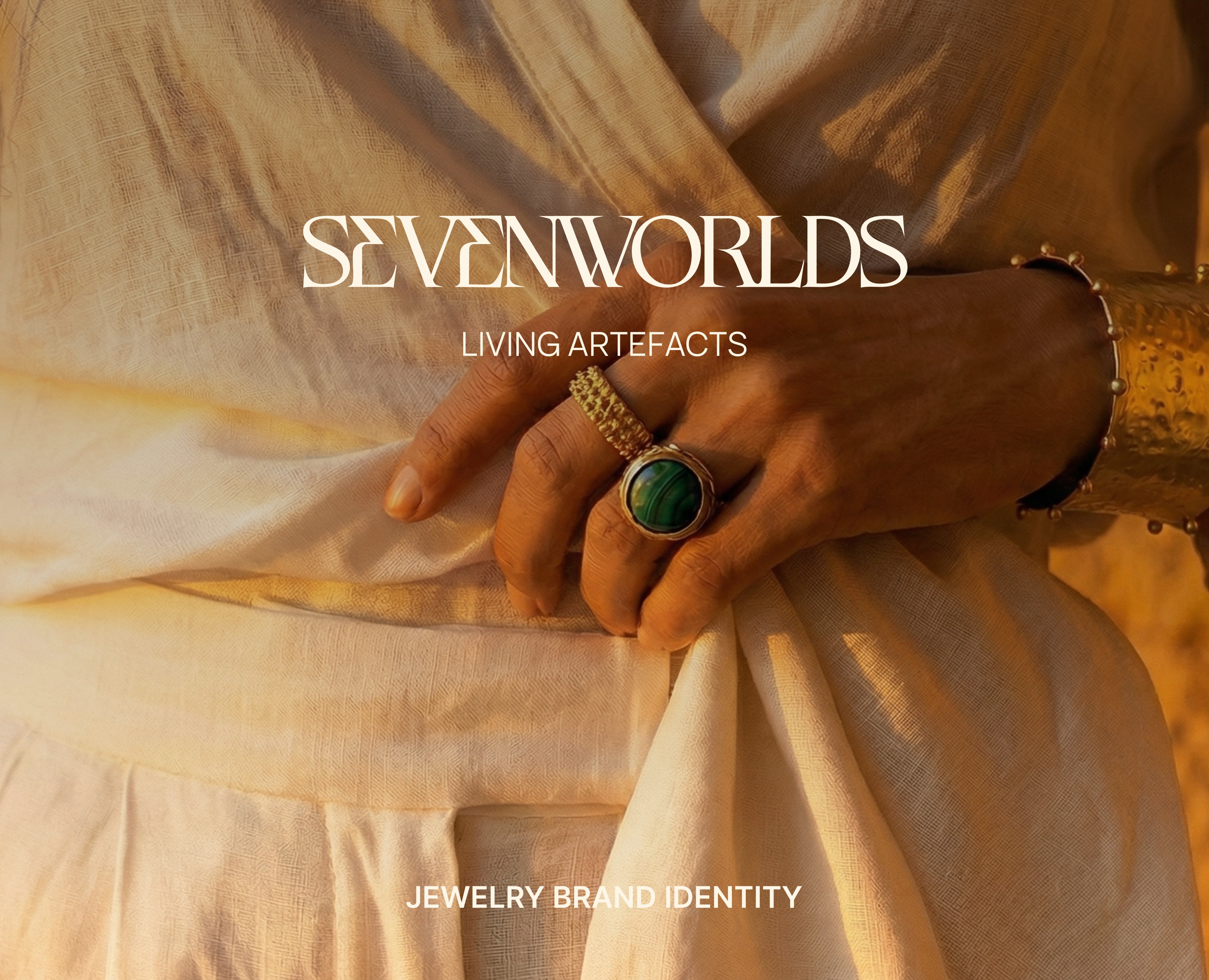 SEVENWORLDS | Jewelry brand identity на Dprofile