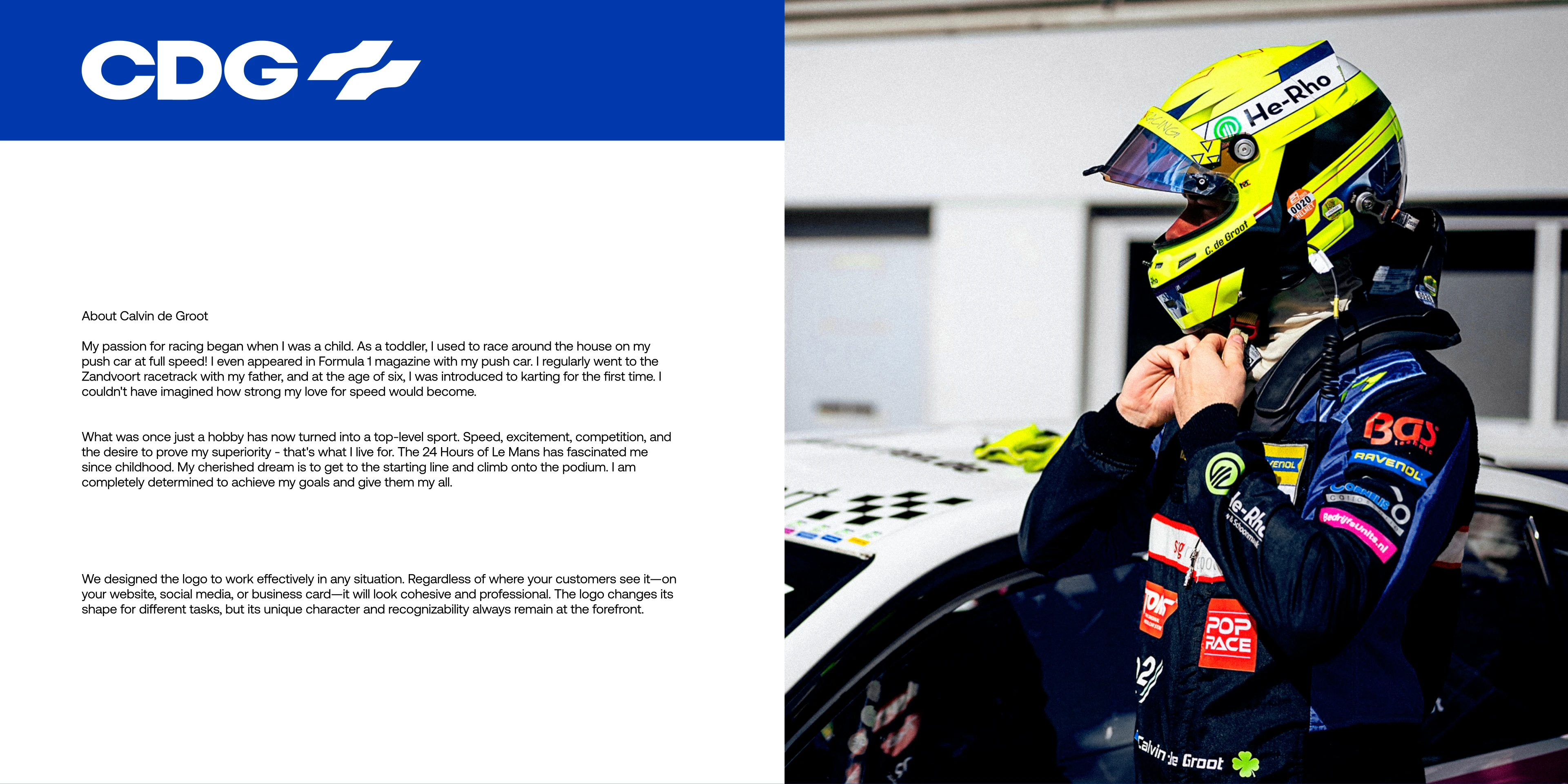 Calvin De Groot - Motorsport Branding & Livery Design — Изображение №1 — Брендинг на Dprofile