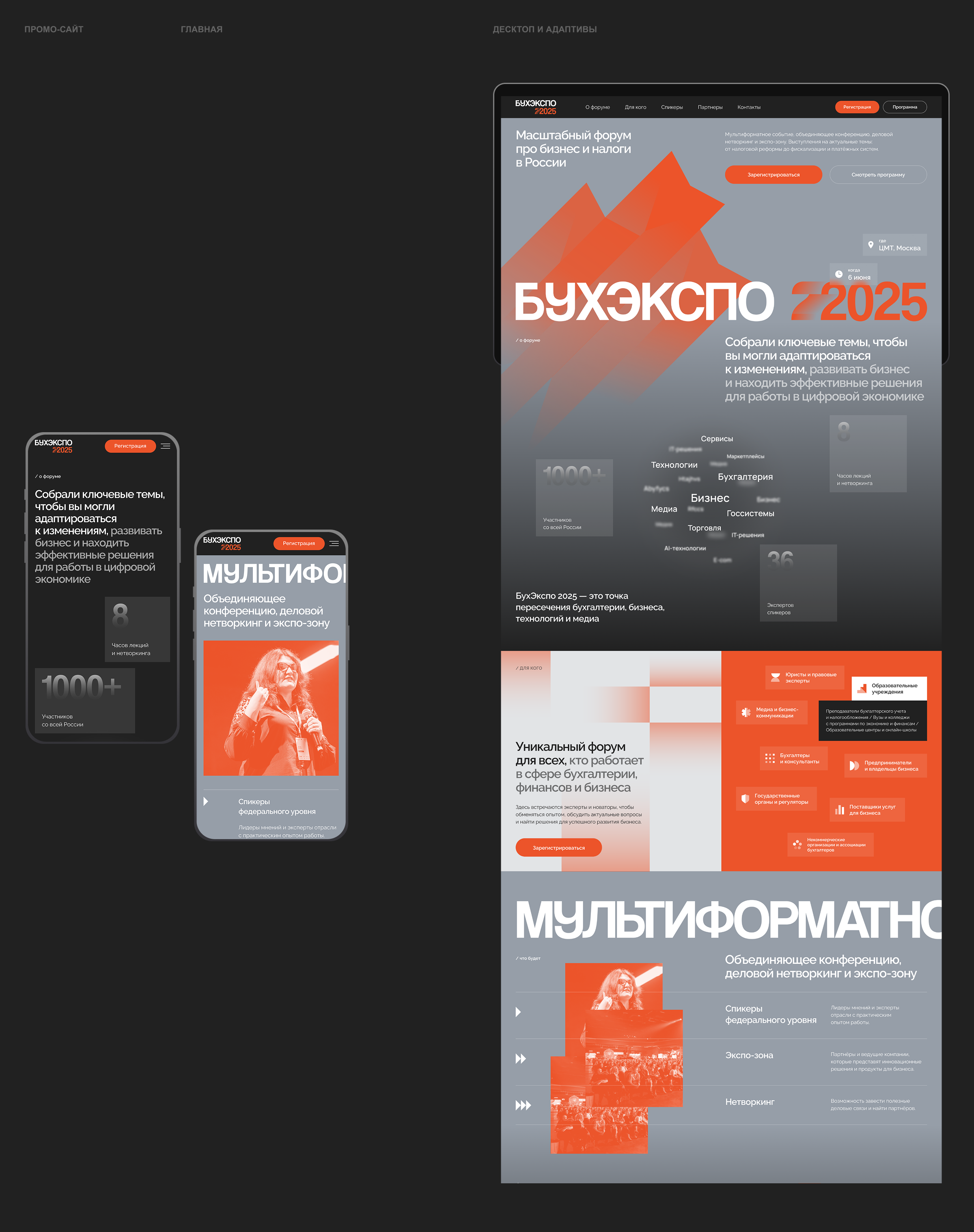 БухЭкспо | Айдентика & Сайт — Изображение №8 — Интерфейсы, Брендинг на Dprofile