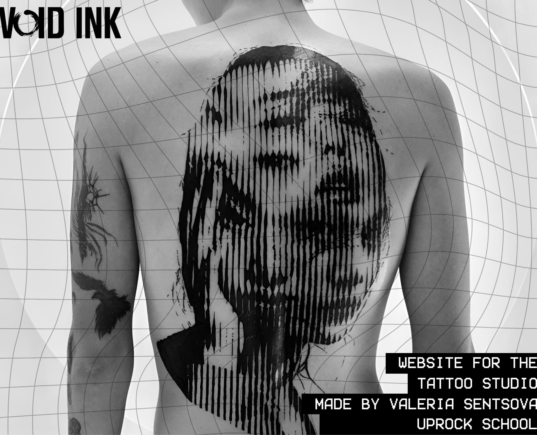 VOID INK | Tattoo Studio Website | UX/UI Concept — Интерфейсы, Брендинг на Dprofile