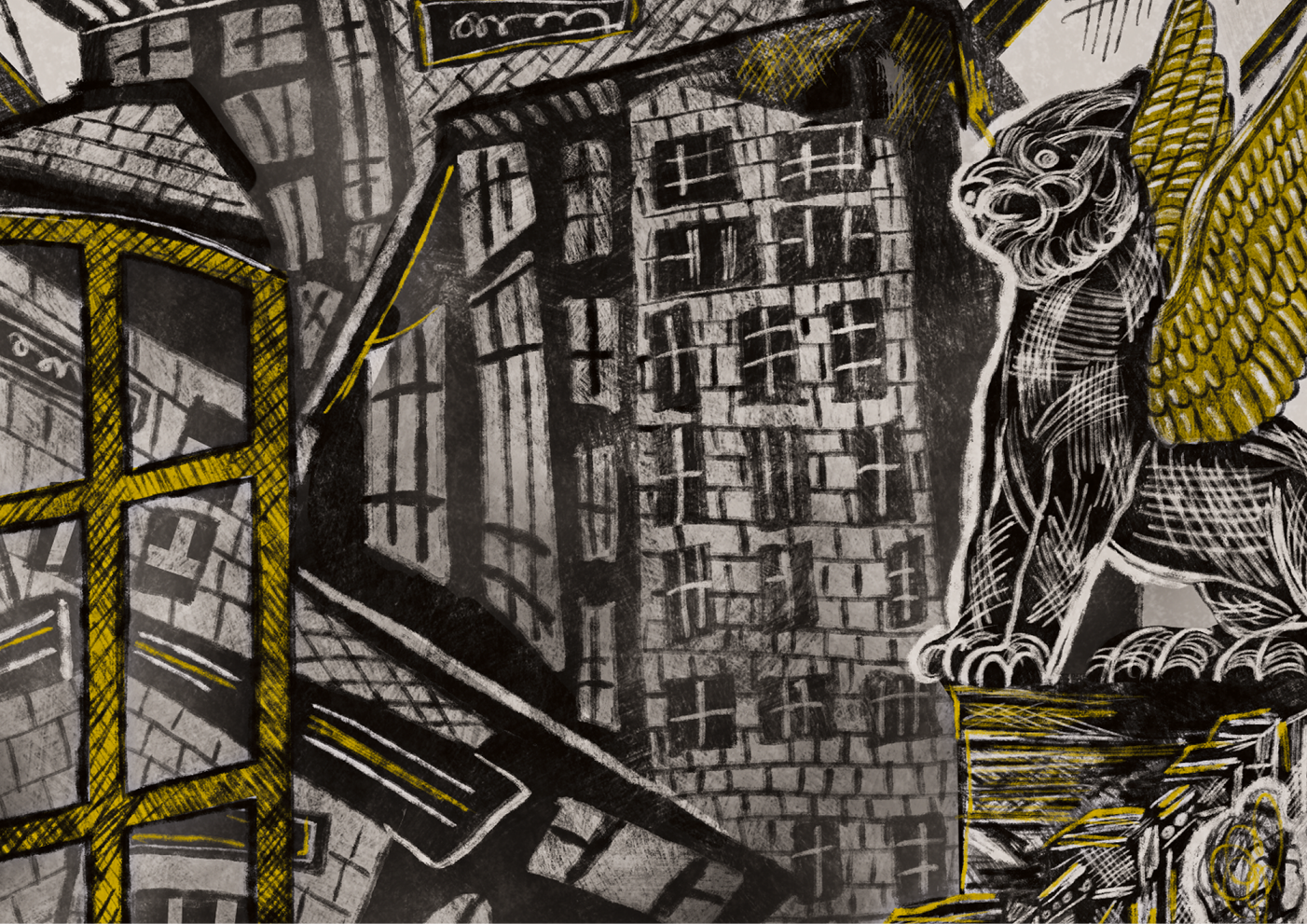 «Ленинград» Мандельштам иллюстрация — Изображение №3 — Иллюстрация, Графика на Dprofile