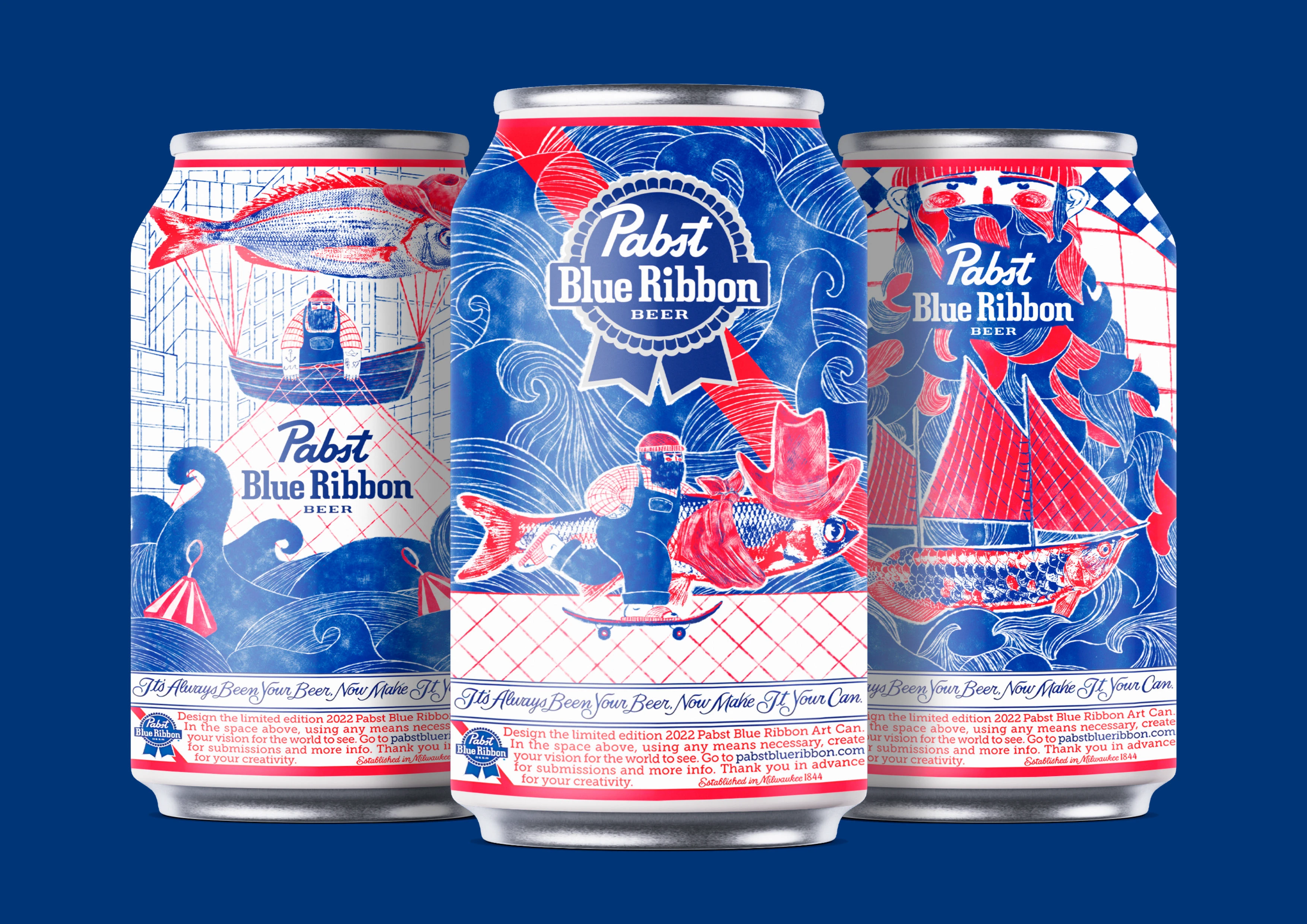 За рыбой! Серия иллюстраций для упаковки банок — Изображение №12 — Иллюстрация, Графика на Dprofile