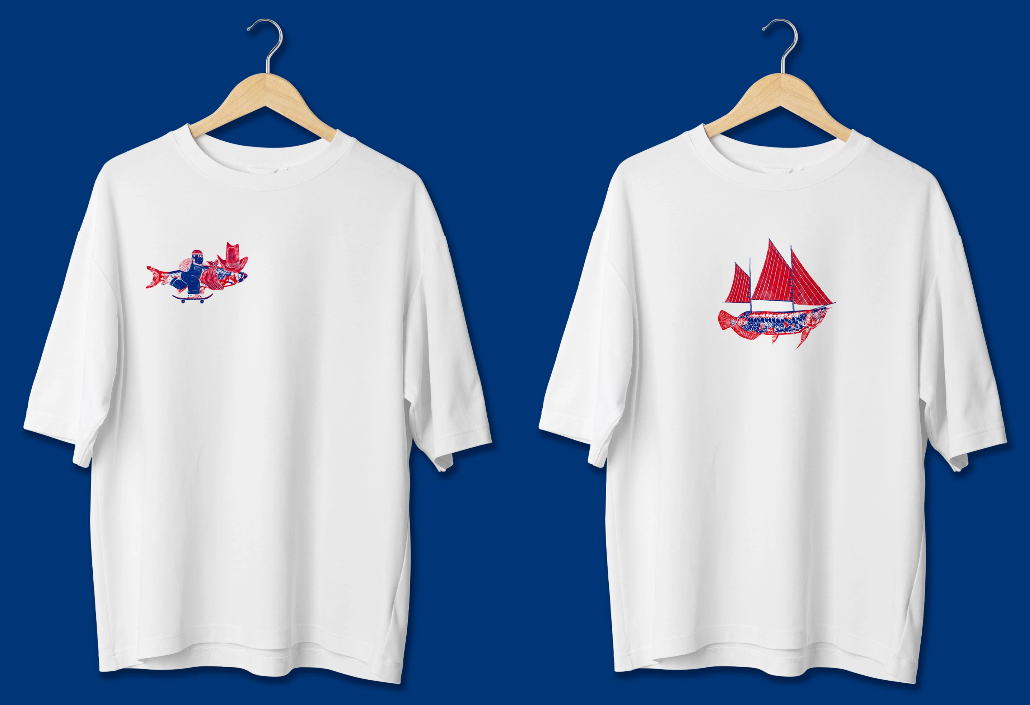 За рыбой! Серия иллюстраций для упаковки банок — Изображение №16 — Иллюстрация, Графика на Dprofile