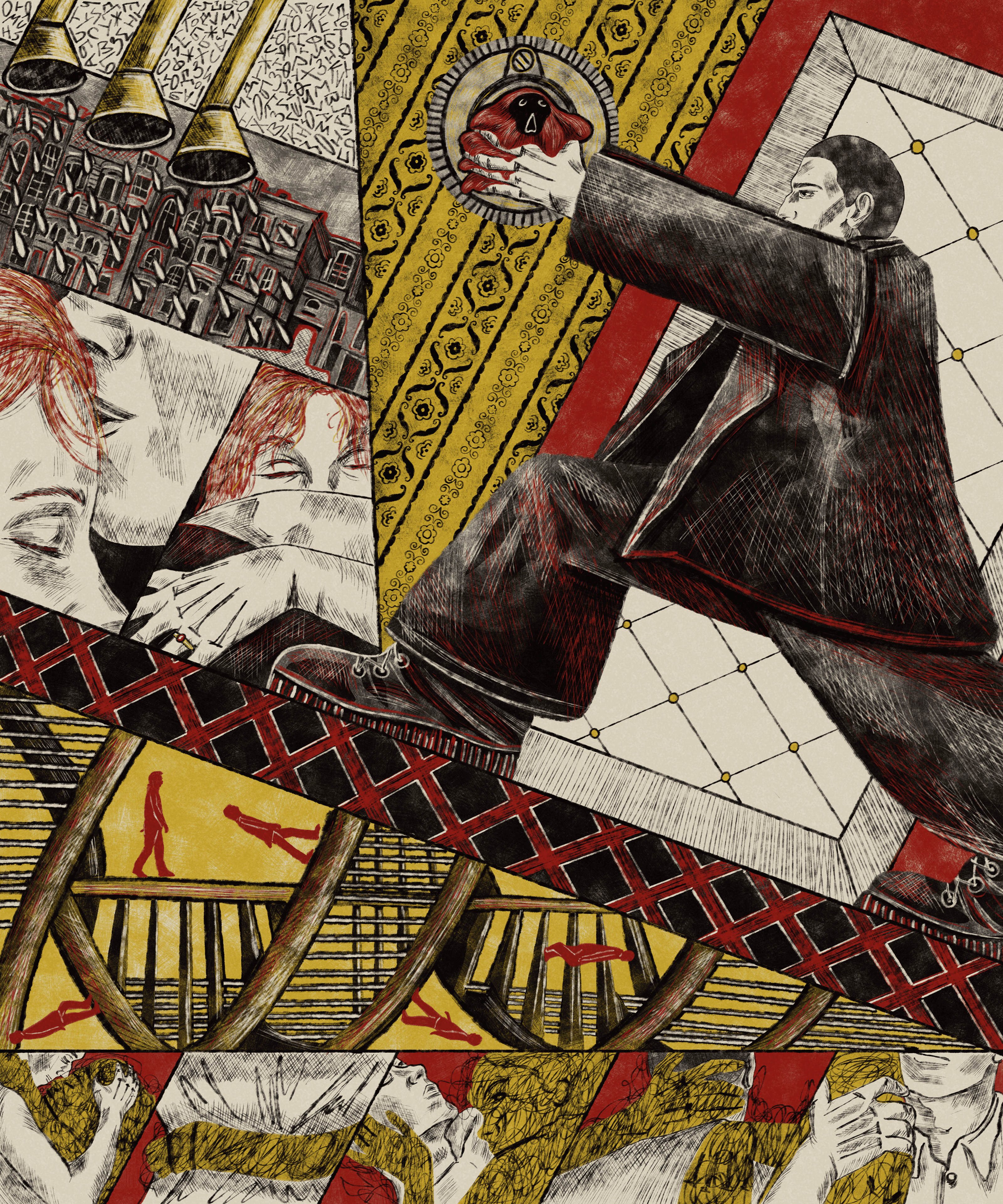 Облако в штанах, иллюстрированная книга — Изображение №13 — Иллюстрация, Графика на Dprofile