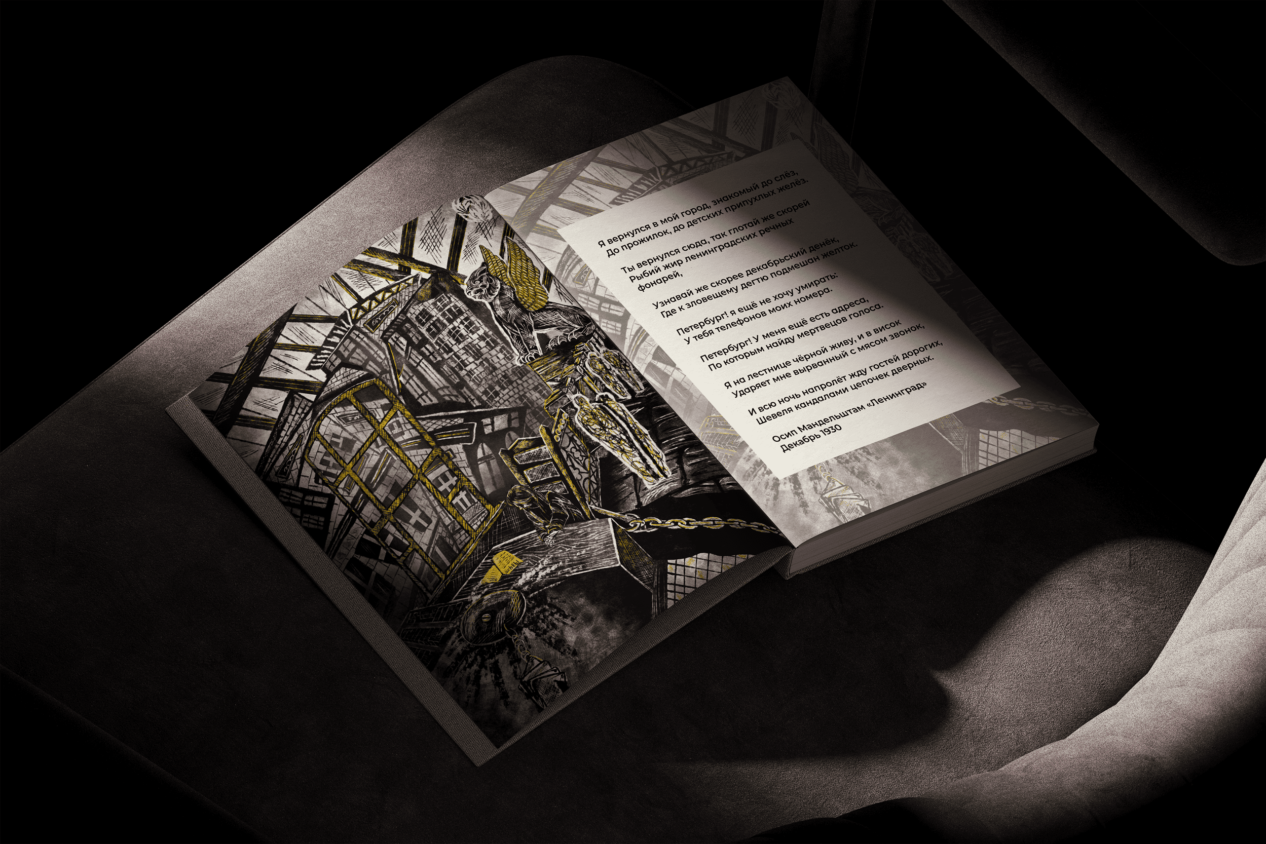 «Ленинград» Мандельштам иллюстрация — Изображение №9 — Иллюстрация, Графика на Dprofile