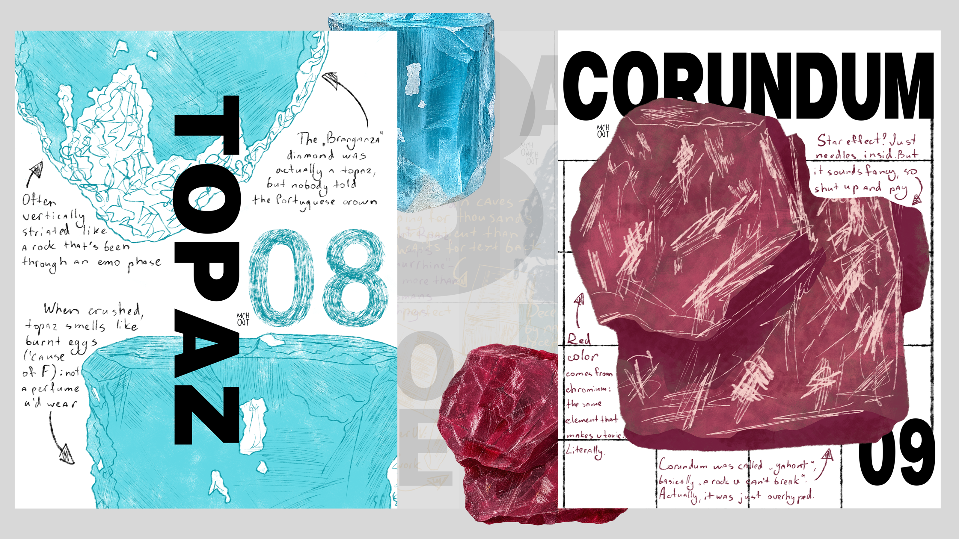 ШКАЛА МООСА. Серия иллюстративных плакатов — Изображение №8 — Иллюстрация, Графика на Dprofile