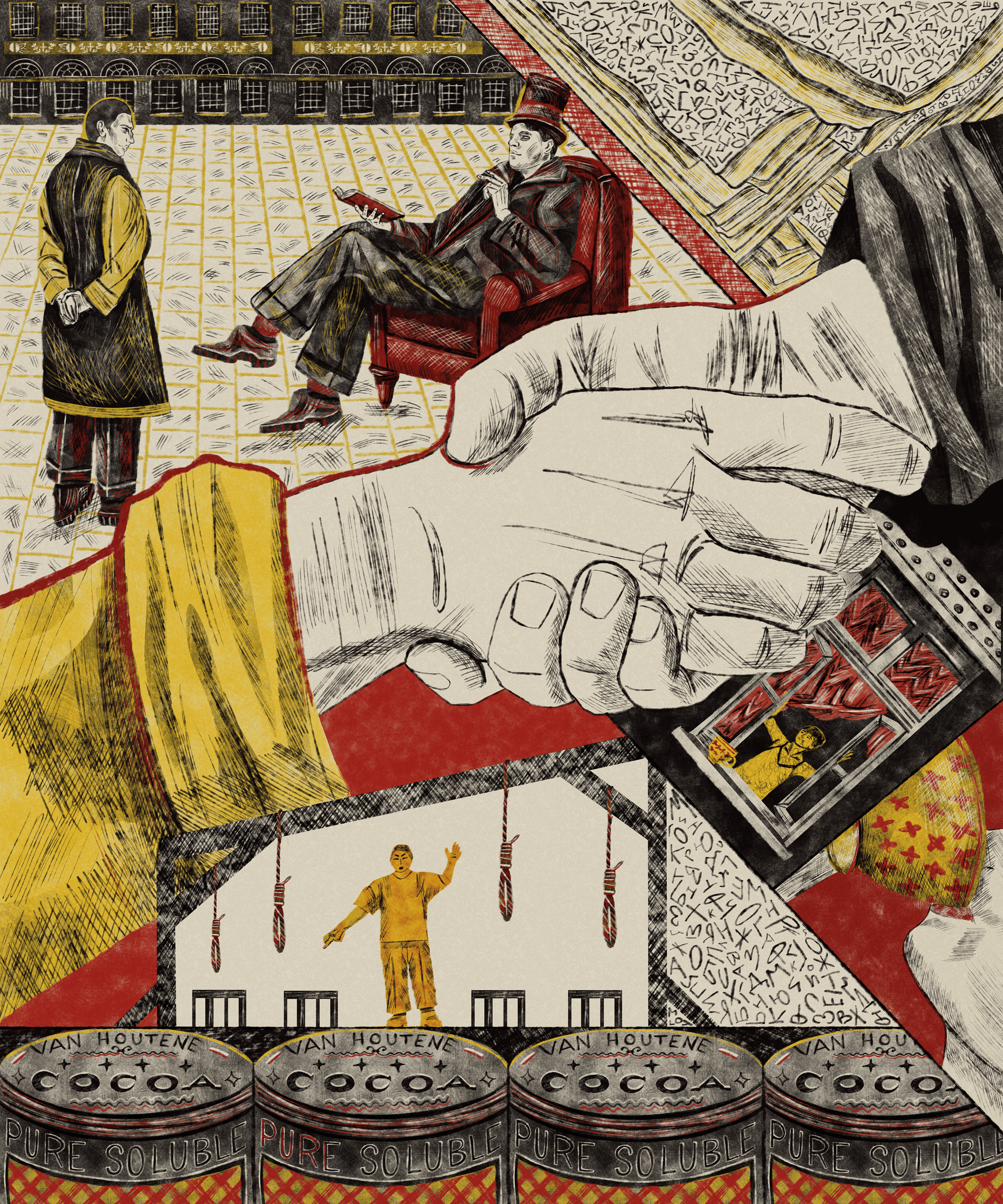 Облако в штанах, иллюстрированная книга — Изображение №9 — Иллюстрация, Графика на Dprofile