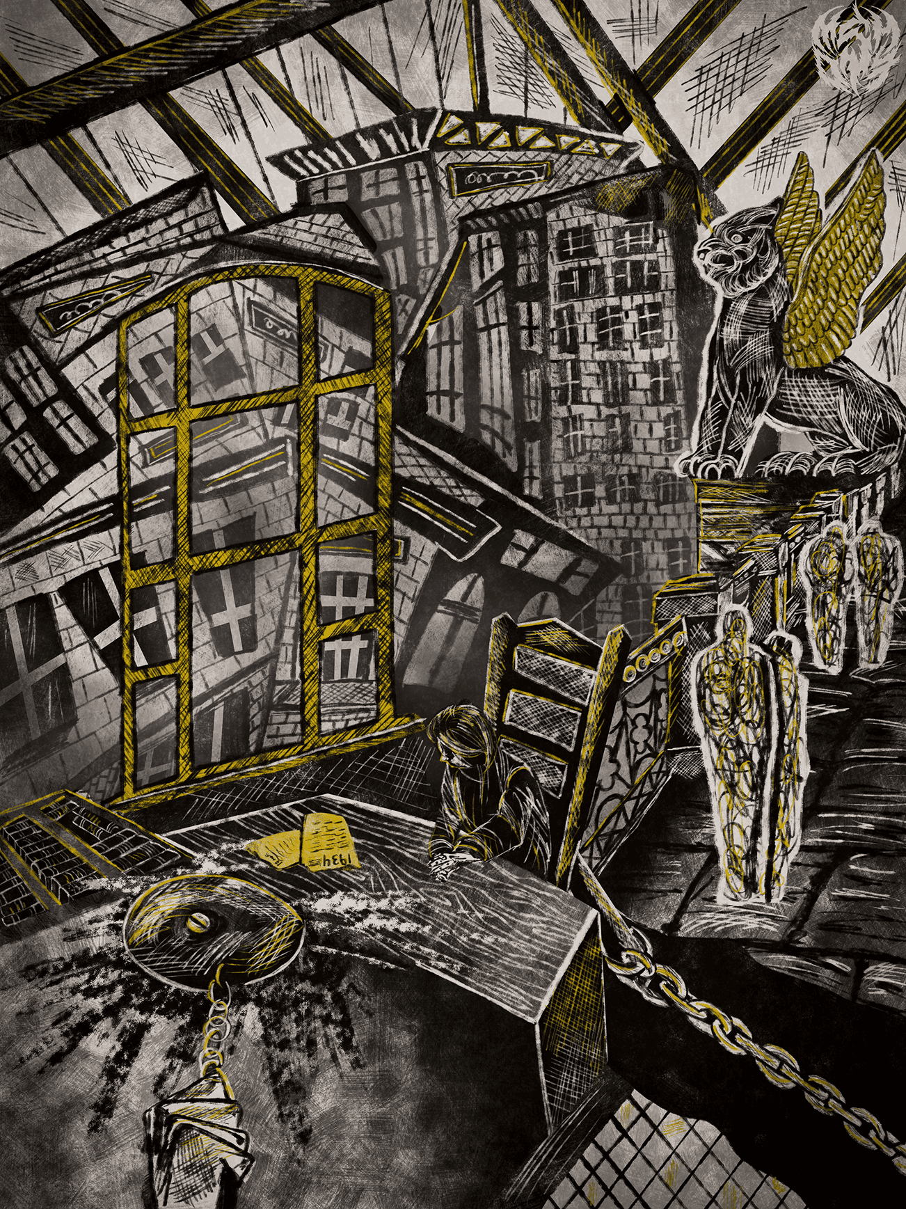 «Ленинград» Мандельштам иллюстрация — Изображение №2 — Иллюстрация, Графика на Dprofile