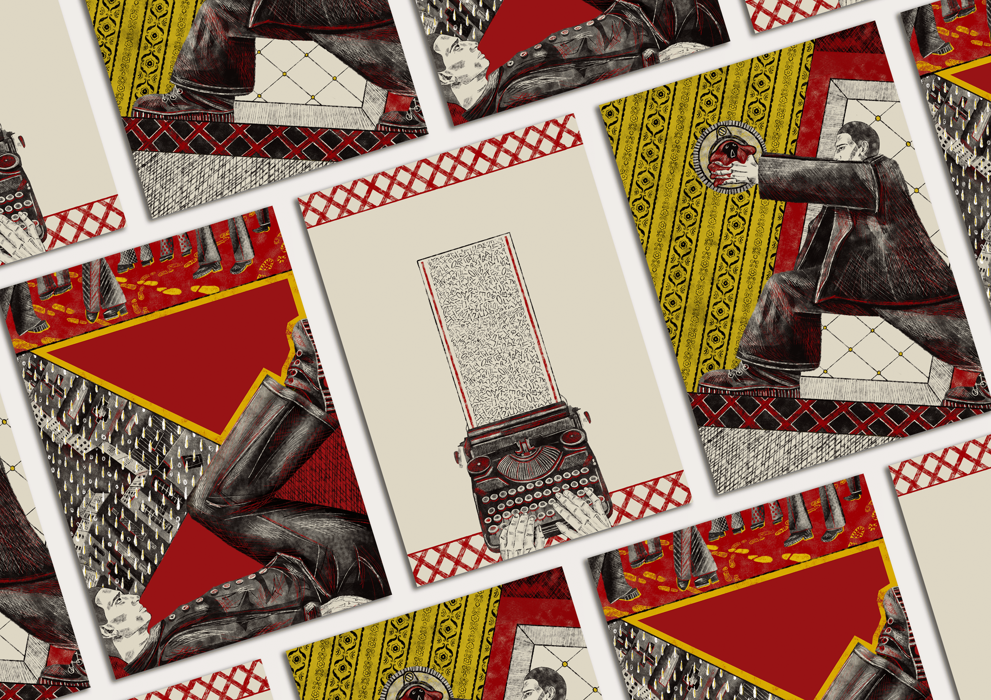 Облако в штанах, иллюстрированная книга — Изображение №21 — Иллюстрация, Графика на Dprofile