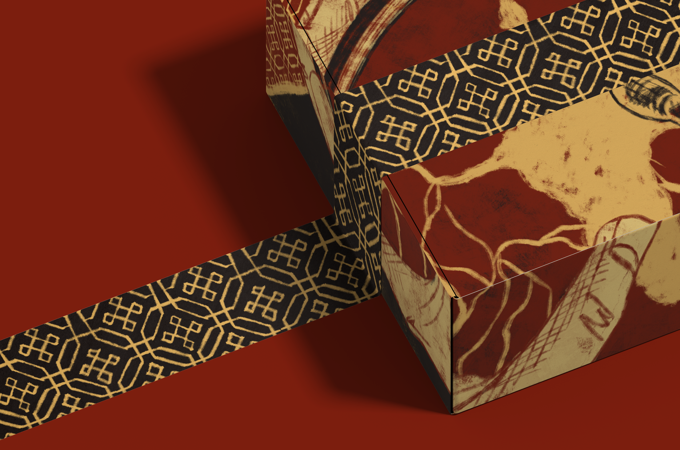 Кинцуги, серия брошюр — Изображение №14 — Иллюстрация, Графика на Dprofile