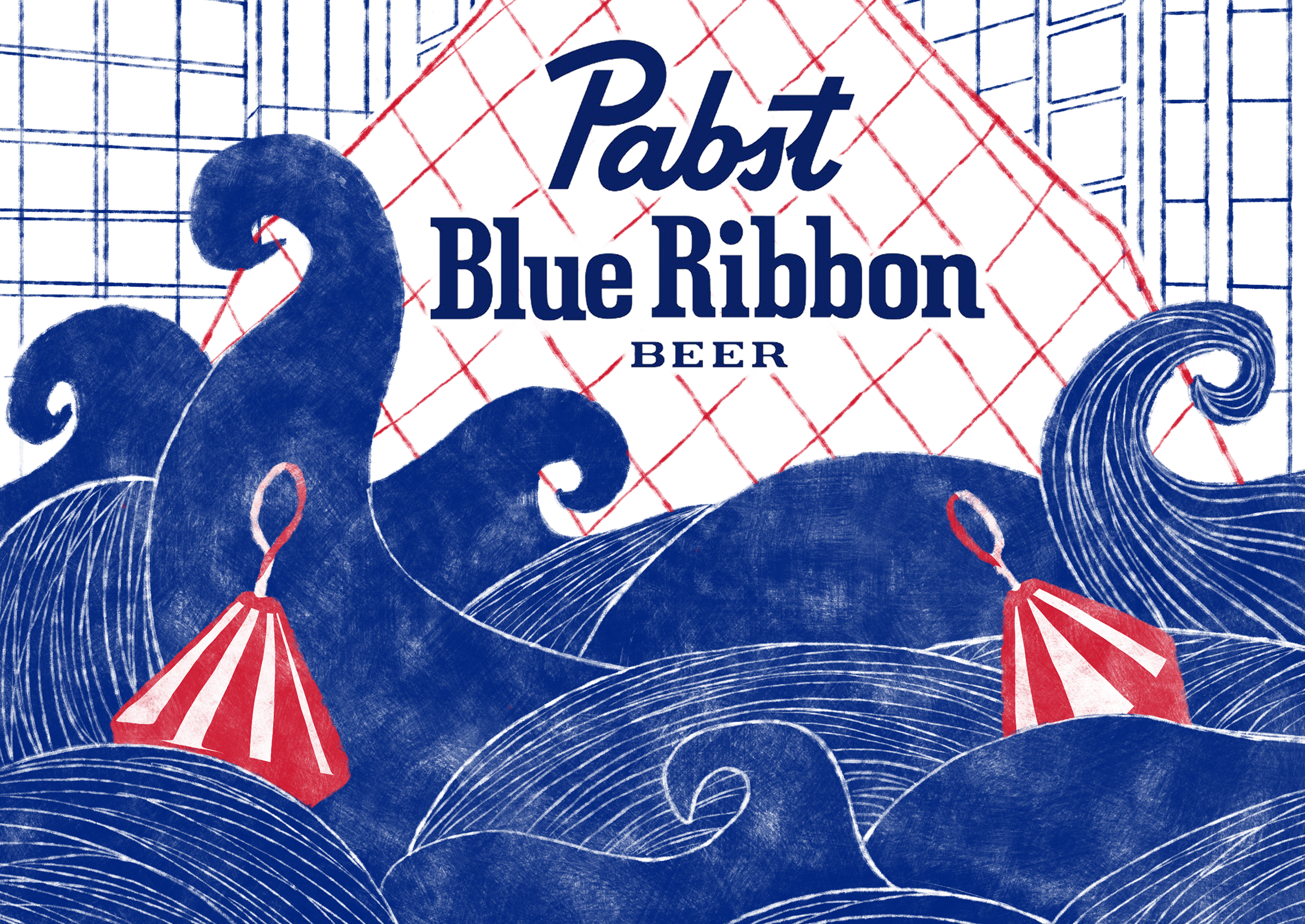 За рыбой! Серия иллюстраций для упаковки банок — Изображение №6 — Иллюстрация, Графика на Dprofile