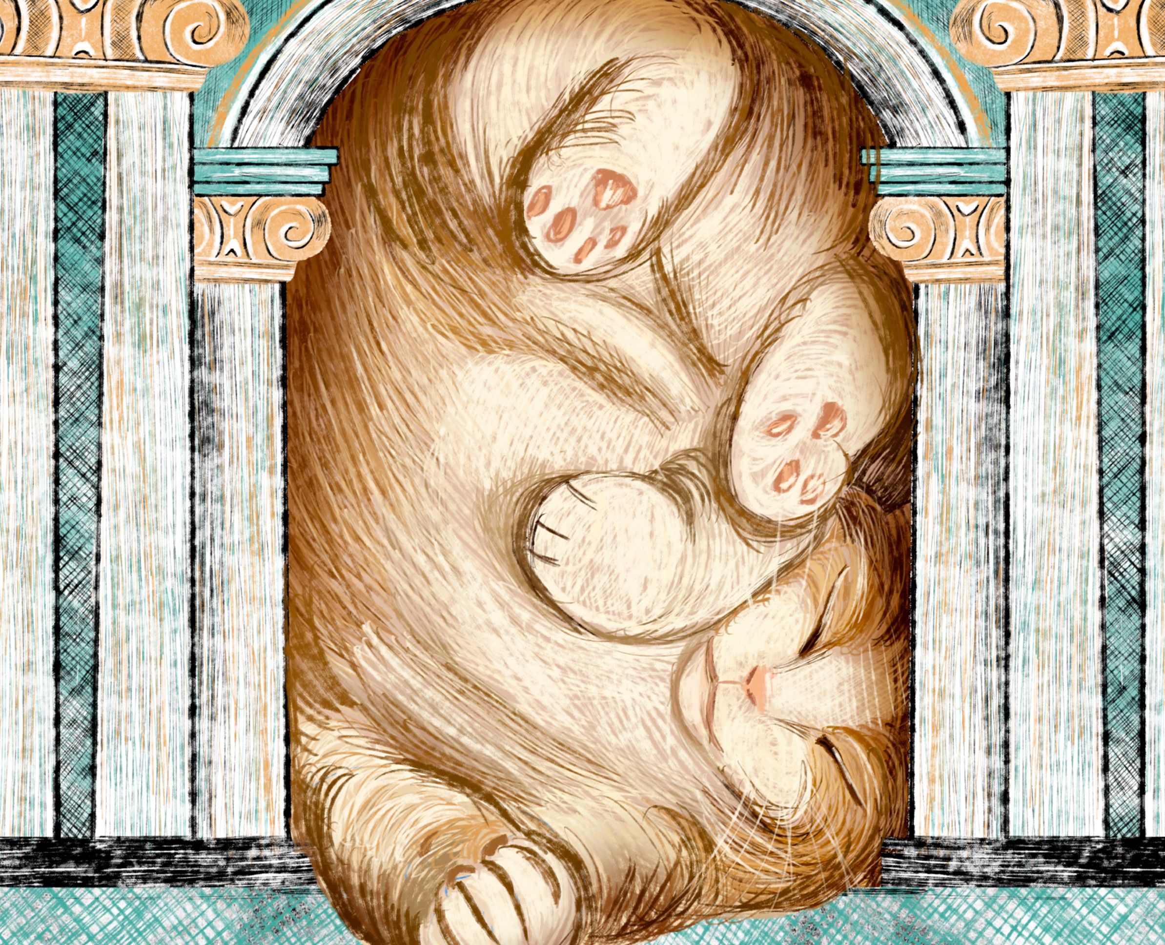 История котов Эрмитажа, иллюстрированная книга на Dprofile