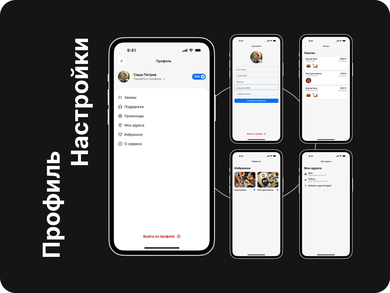 DeliveryPro – сервис доставки еды — Изображение №7 — Интерфейсы на Dprofile