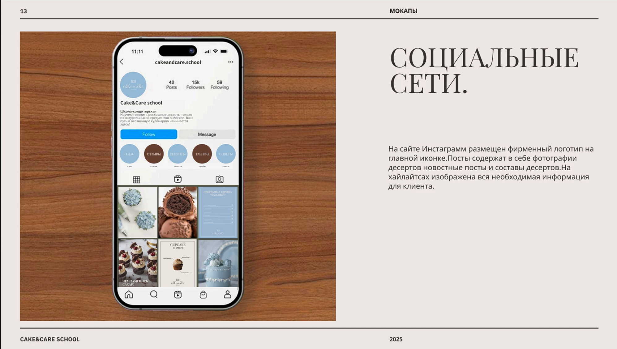 Фирменный стиль Cake&Care School — школы ПП десертов — Изображение №16 — Брендинг на Dprofile
